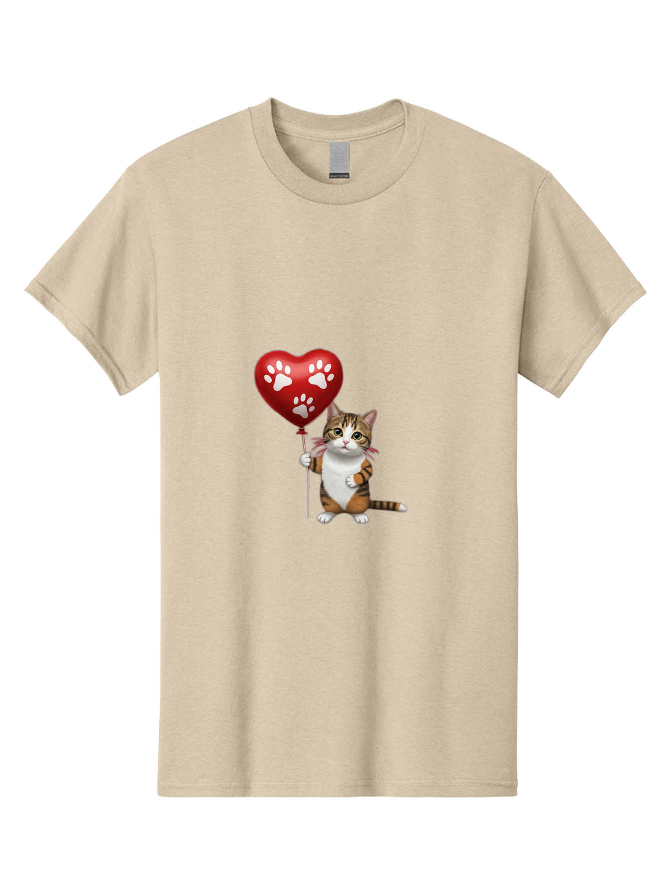Cat-Holding-Heart-Balloon Men'S Graphic Tee, 100% Cotton, Comfortable Casual Summer Wear, Machine Washable, Vintage Camera, Old Camera, Antique Camera, Black Camera, Classic Photography, Photography Equipment, Nostalgic Device, Film Camera, Bah704