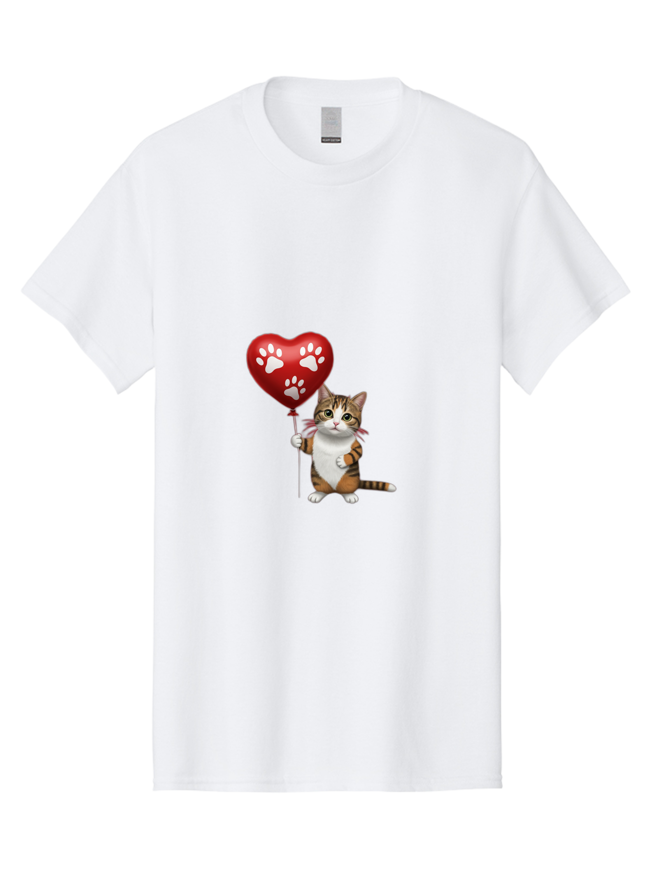 Cat-Holding-Heart-Balloon Men'S Graphic Tee, 100% Cotton, Comfortable Casual Summer Wear, Machine Washable, Vintage Camera, Old Camera, Antique Camera, Black Camera, Classic Photography, Photography Equipment, Nostalgic Device, Film Camera, Bah704