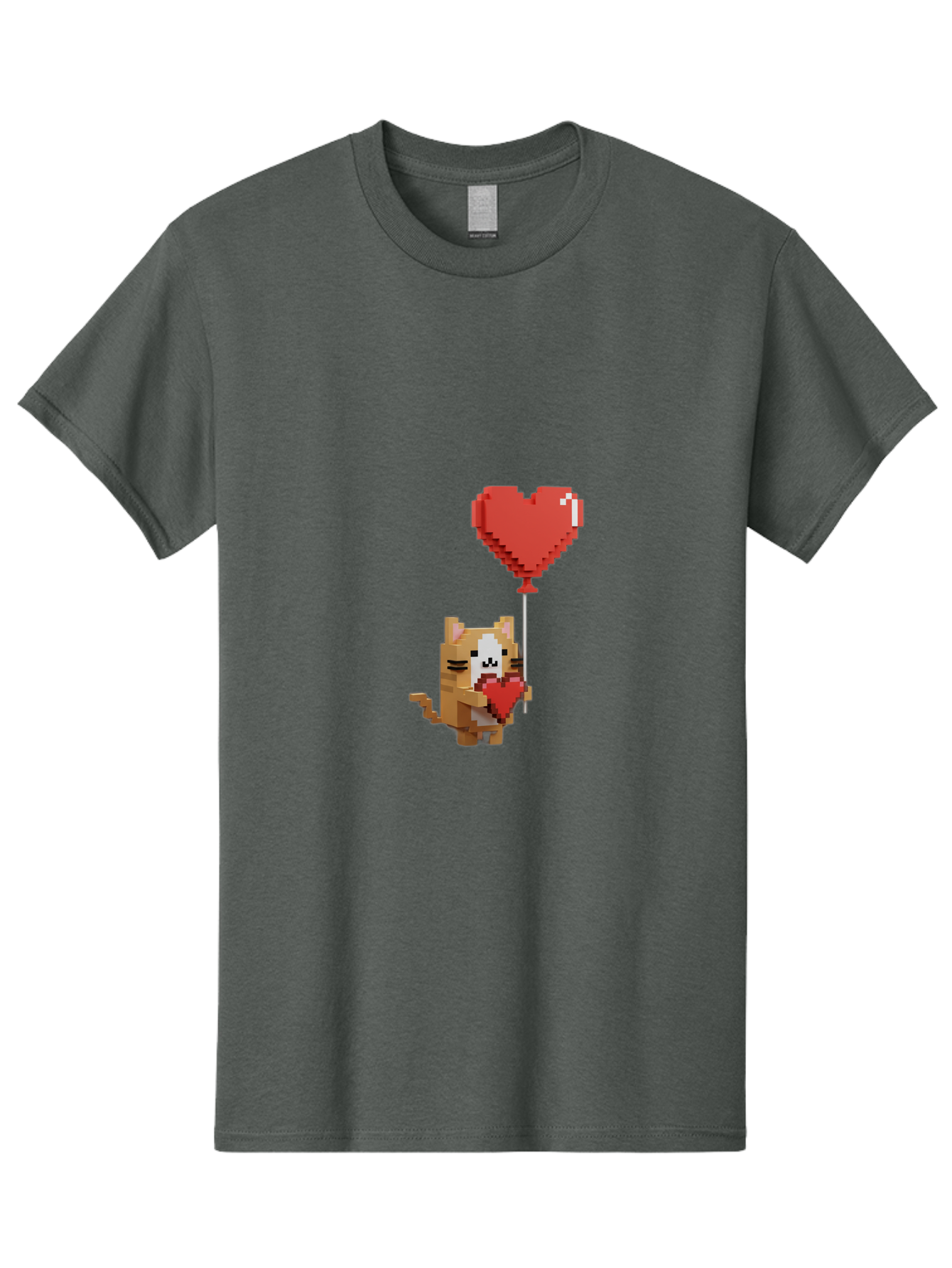 Cat-Hugging-Heart Men'S Graphic Tee, 100% Cotton, Comfortable Casual Summer Wear, Machine Washable, Vintage Camera, Old Camera, Antique Camera, Black Camera, Classic Photography, Photography Equipment, Nostalgic Device, Film Camera, Camera Art Bah705
