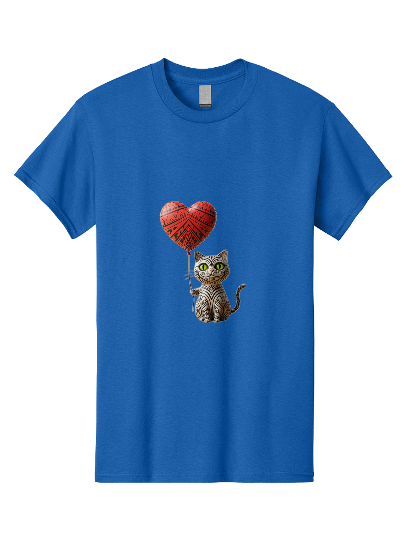 Cat-With-Heart-Balloon-1 Men'S Graphic Tee, 100% Cotton, Comfortable Casual Summer Wear, Machine Washable, Vintage Camera, Old Camera, Antique Camera, Black Camera, Classic Photography, Photography Equipment, Nostalgic Device, Film Camera, Bah708