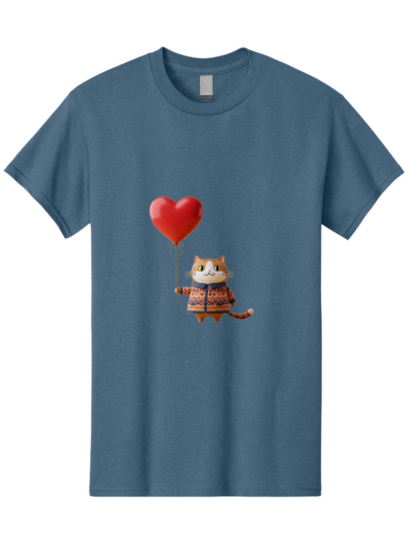 Cat-With-Heart-Balloon-3 Men'S Graphic Tee, 100% Cotton, Comfortable Casual Summer Wear, Machine Washable, Vintage Camera, Old Camera, Antique Camera, Black Camera, Classic Photography, Photography Equipment, Nostalgic Device, Film Camera, Bah710