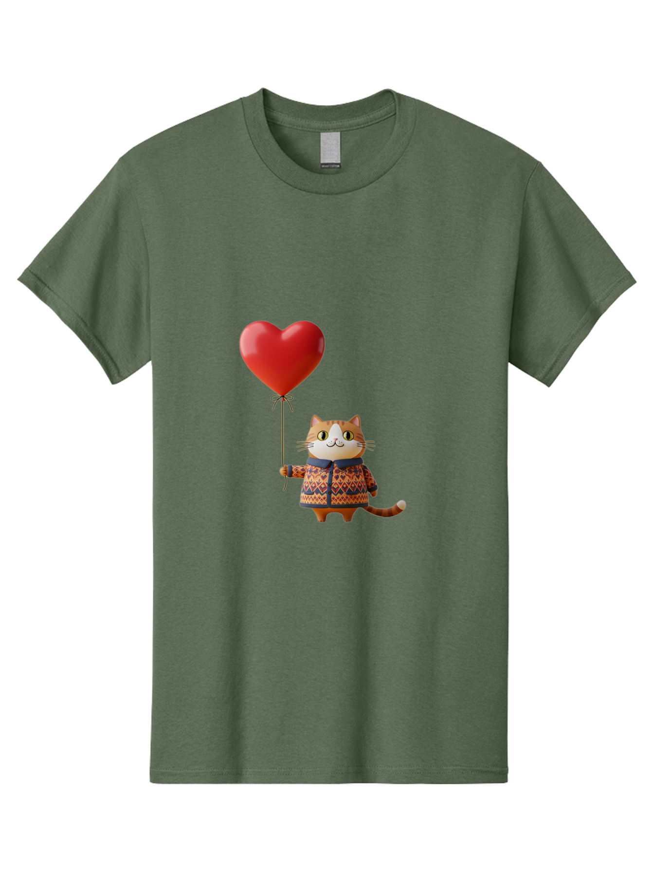 Cat-With-Heart-Balloon-3 Men'S Graphic Tee, 100% Cotton, Comfortable Casual Summer Wear, Machine Washable, Vintage Camera, Old Camera, Antique Camera, Black Camera, Classic Photography, Photography Equipment, Nostalgic Device, Film Camera, Bah710