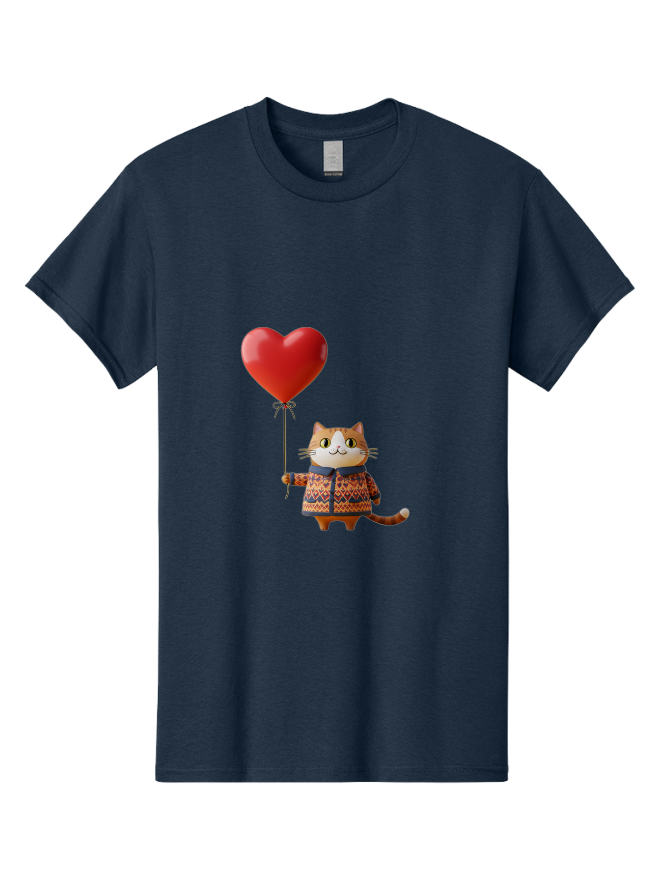 Cat-With-Heart-Balloon-3 Men'S Graphic Tee, 100% Cotton, Comfortable Casual Summer Wear, Machine Washable, Vintage Camera, Old Camera, Antique Camera, Black Camera, Classic Photography, Photography Equipment, Nostalgic Device, Film Camera, Bah710