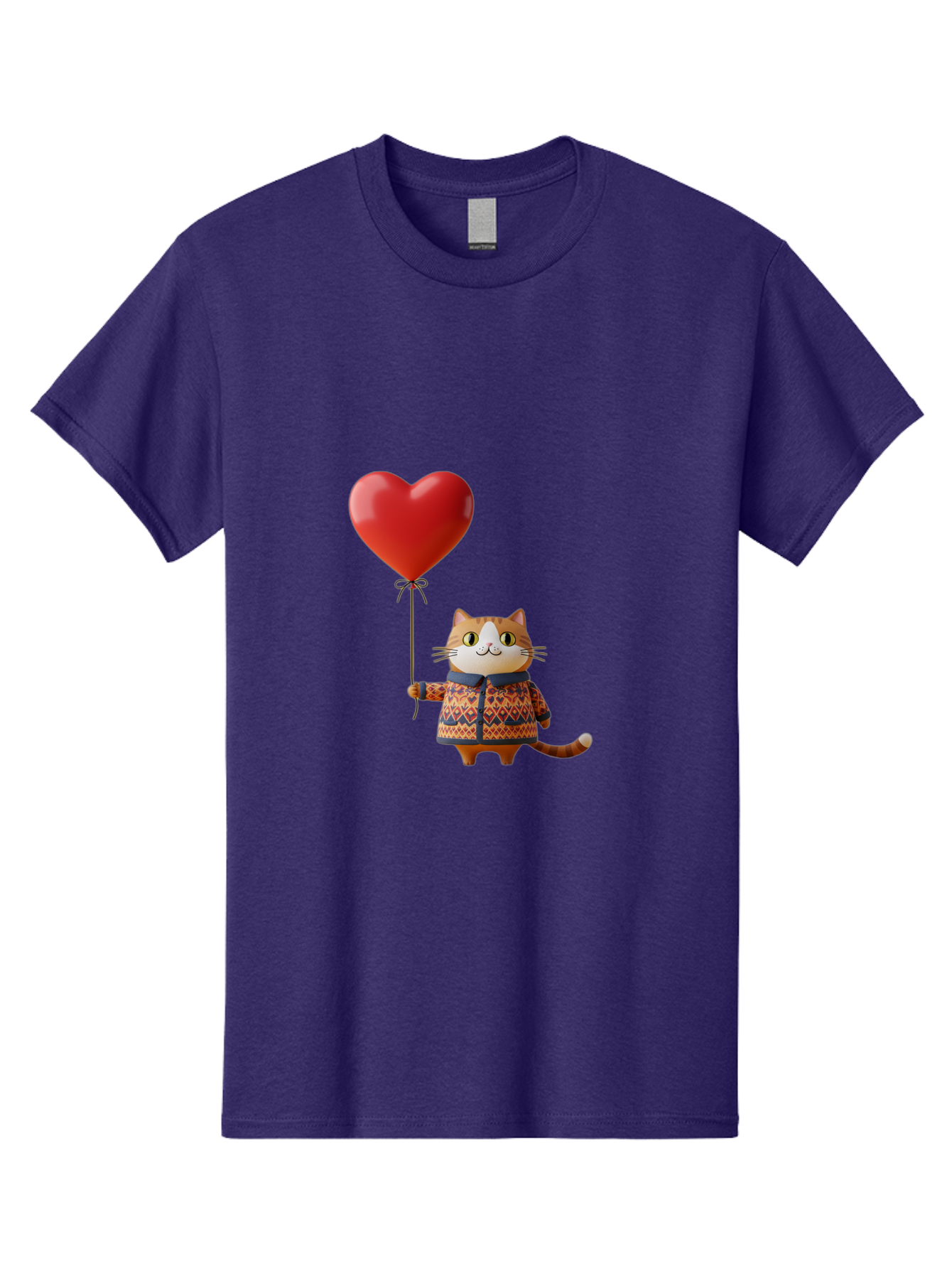 Cat-With-Heart-Balloon-3 Men'S Graphic Tee, 100% Cotton, Comfortable Casual Summer Wear, Machine Washable, Vintage Camera, Old Camera, Antique Camera, Black Camera, Classic Photography, Photography Equipment, Nostalgic Device, Film Camera, Bah710