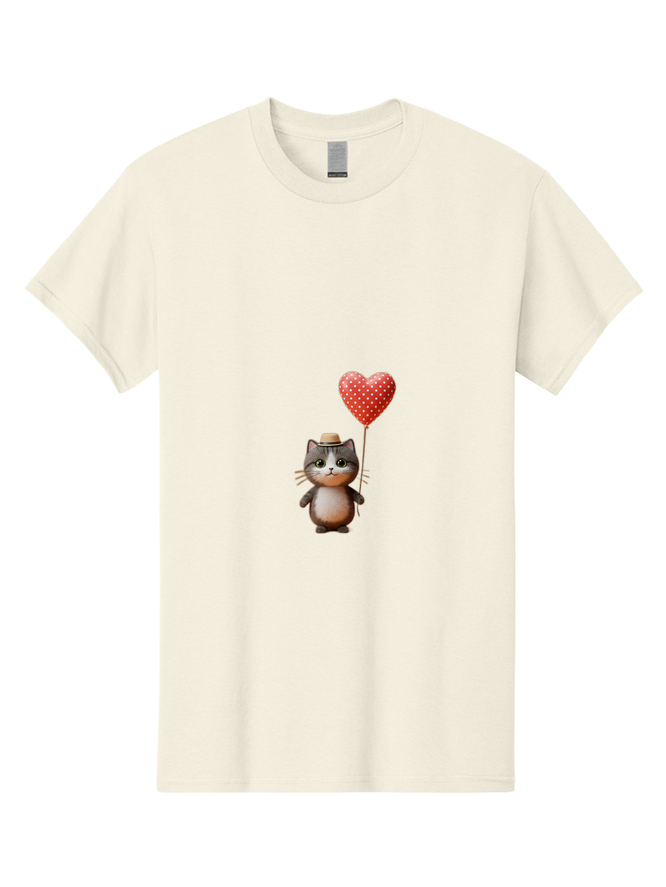 Cat-With-Heart-Balloon-4 Men'S Graphic Tee, 100% Cotton, Comfortable Casual Summer Wear, Machine Washable, Vintage Camera, Old Camera, Antique Camera, Black Camera, Classic Photography, Photography Equipment, Nostalgic Device, Film Camera, Bah711