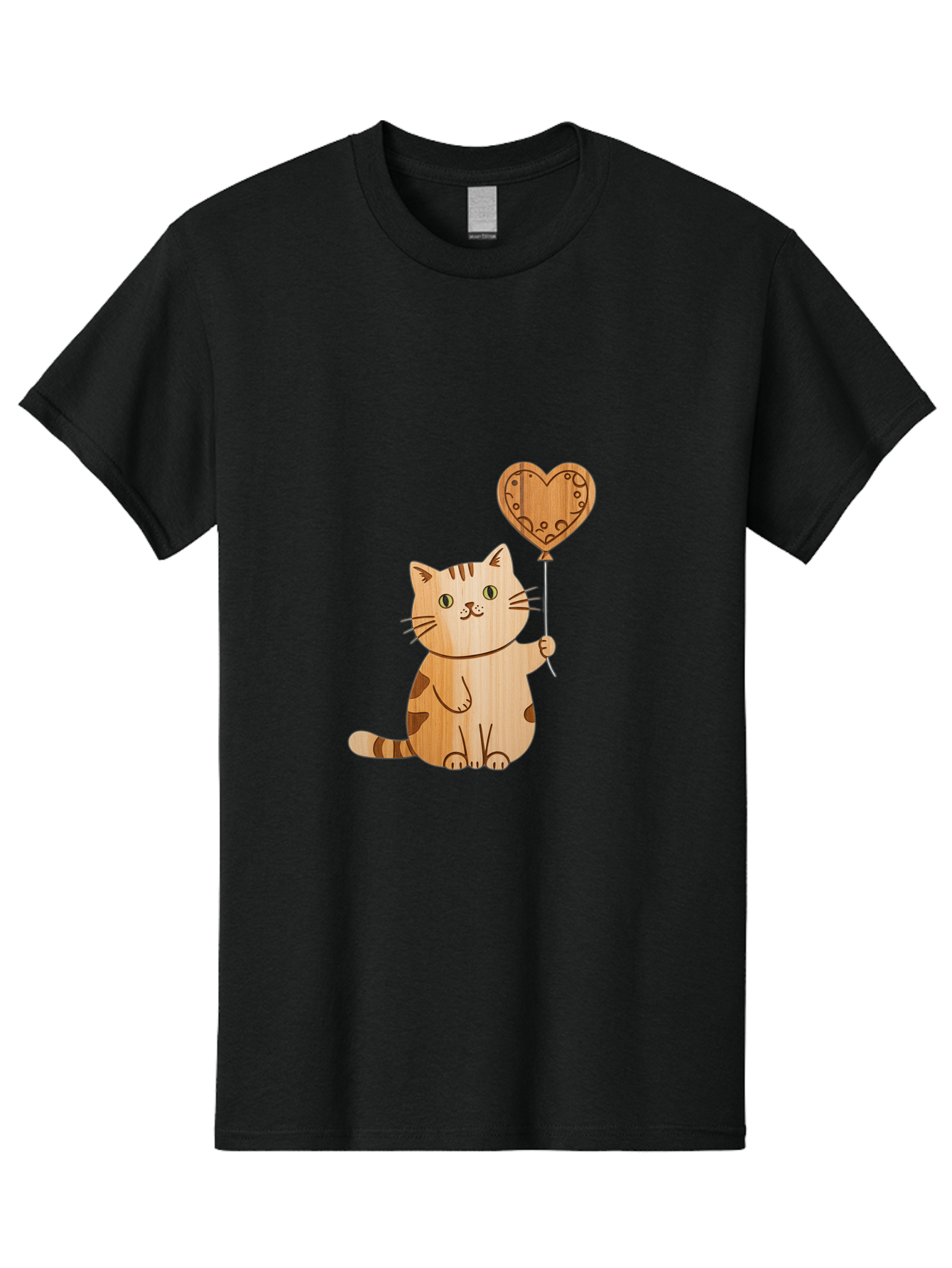 Cat-With-Heart-Balloon Men'S Graphic Tee, 100% Cotton, Comfortable Casual Summer Wear, Machine Washable, Vintage Camera, Old Camera, Antique Camera, Black Camera, Classic Photography, Photography Equipment, Nostalgic Device, Film Camera, Bah712