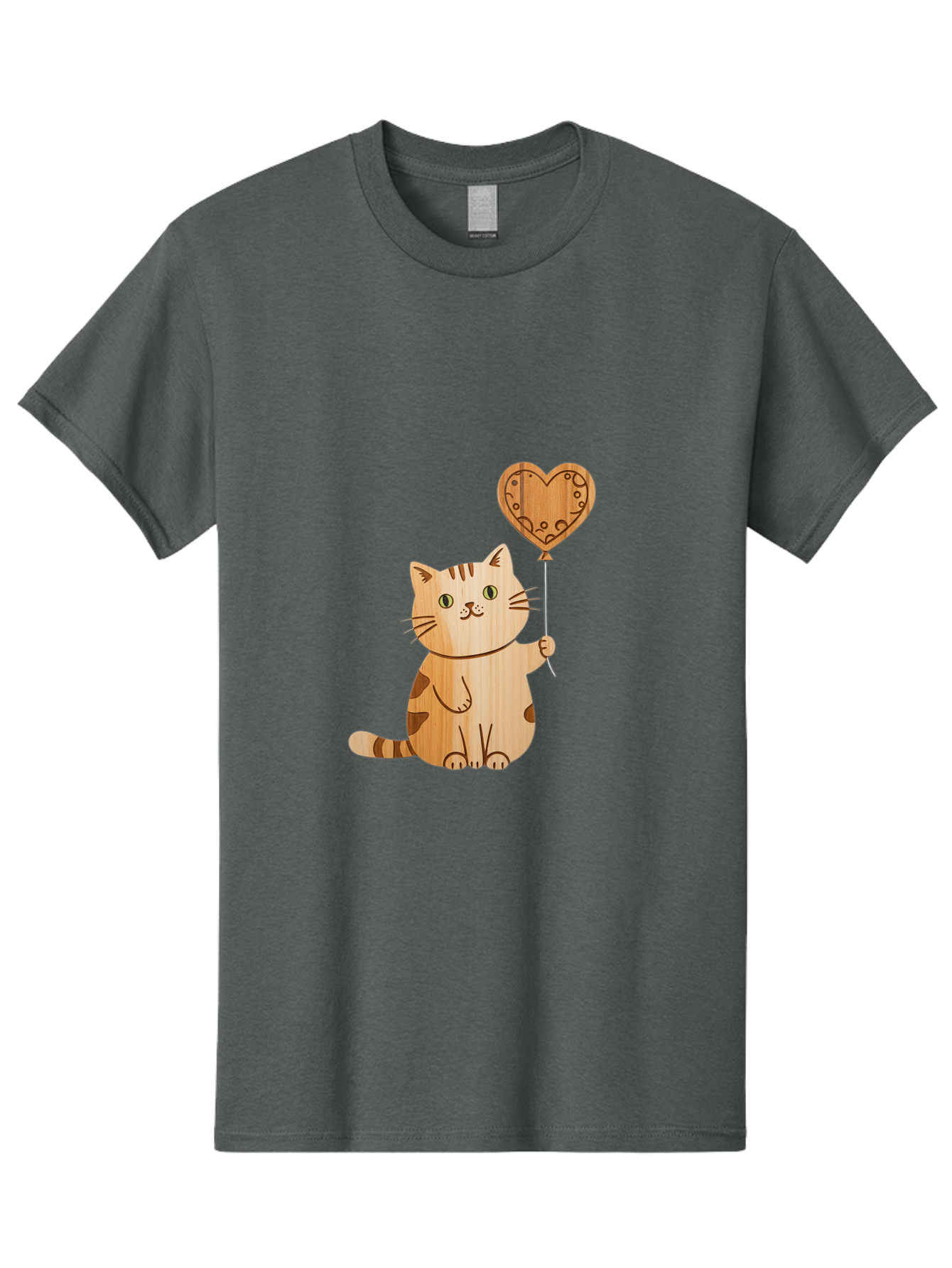 Cat-With-Heart-Balloon Men'S Graphic Tee, 100% Cotton, Comfortable Casual Summer Wear, Machine Washable, Vintage Camera, Old Camera, Antique Camera, Black Camera, Classic Photography, Photography Equipment, Nostalgic Device, Film Camera, Bah712