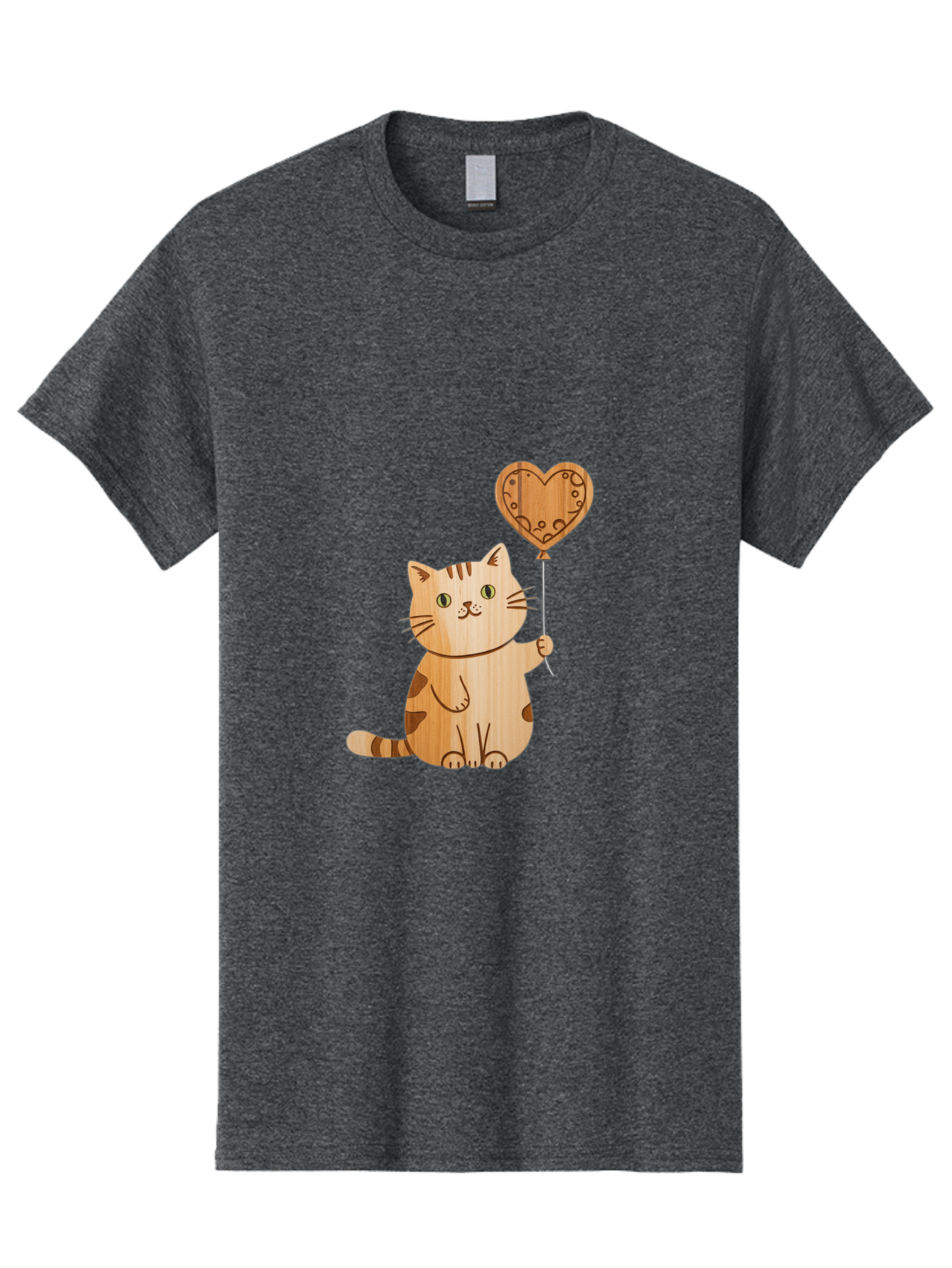Cat-With-Heart-Balloon Men'S Graphic Tee, 100% Cotton, Comfortable Casual Summer Wear, Machine Washable, Vintage Camera, Old Camera, Antique Camera, Black Camera, Classic Photography, Photography Equipment, Nostalgic Device, Film Camera, Bah712