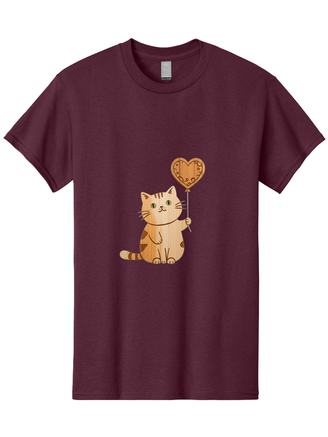 Cat-With-Heart-Balloon Men'S Graphic Tee, 100% Cotton, Comfortable Casual Summer Wear, Machine Washable, Vintage Camera, Old Camera, Antique Camera, Black Camera, Classic Photography, Photography Equipment, Nostalgic Device, Film Camera, Bah712