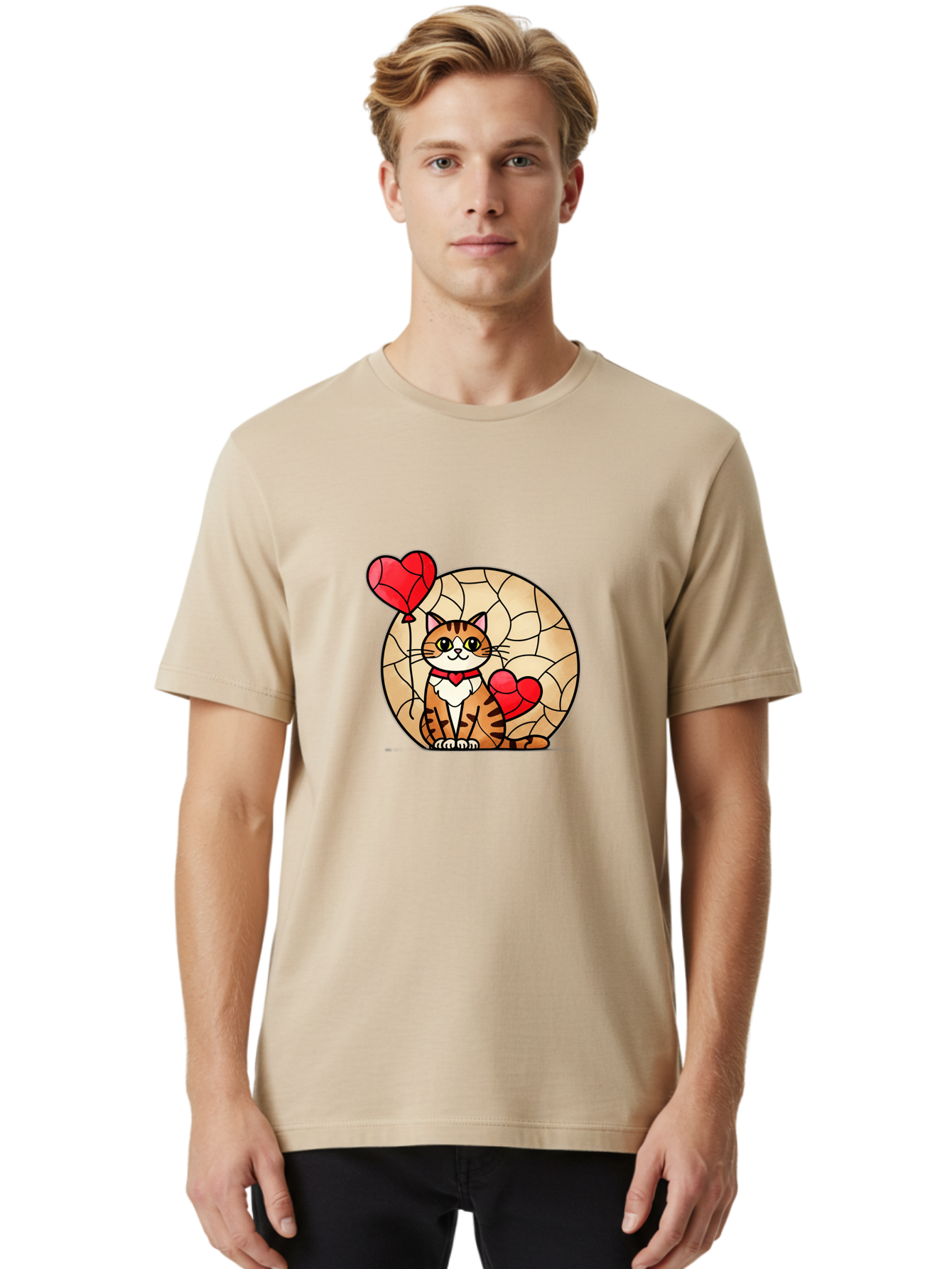 Cat-With-Hearts Men'S Graphic Tee, 100% Cotton, Comfortable Casual Summer Wear, Machine Washable, Vintage Camera, Old Camera, Antique Camera, Black Camera, Classic Photography, Photography Equipment, Nostalgic Device, Film Camera, Camera Art Bah718