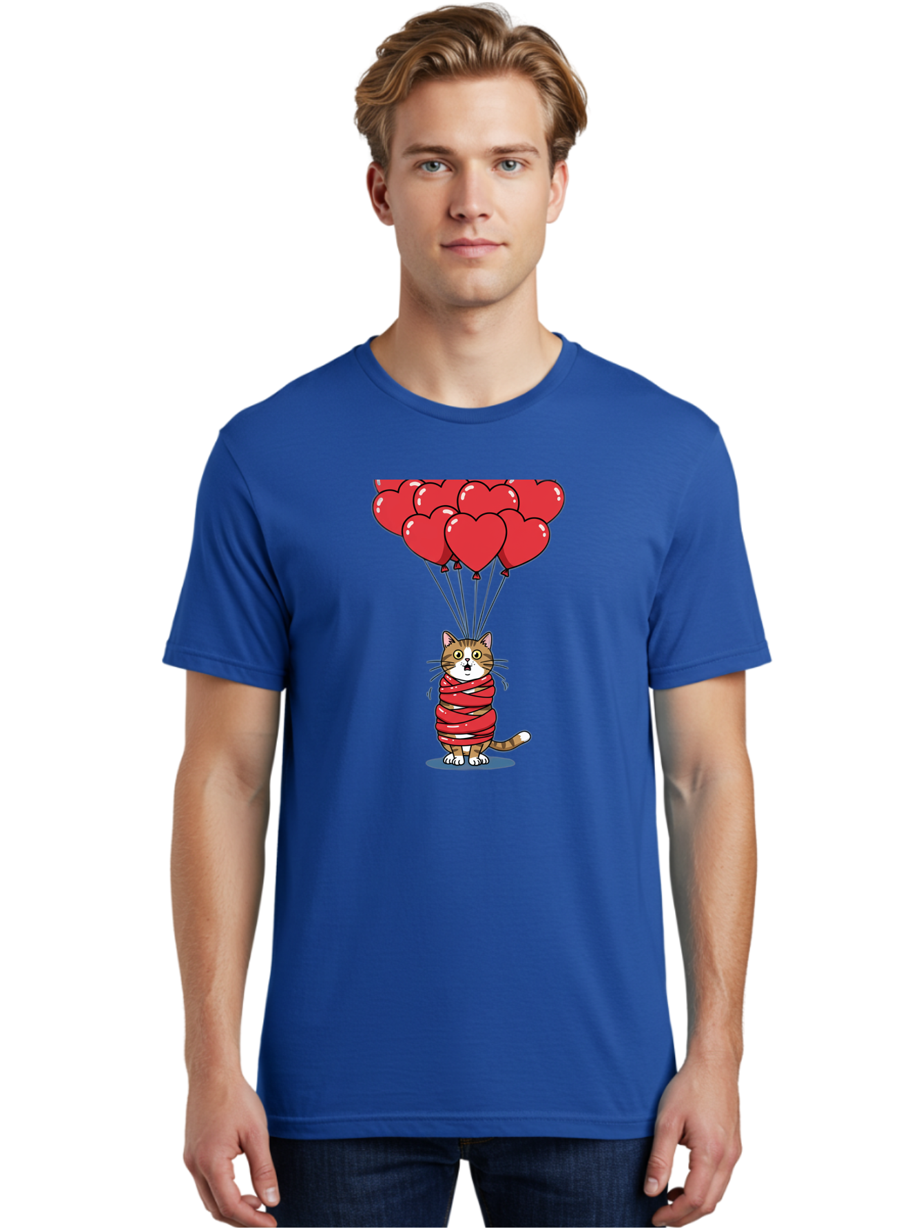 Cat-With-Red-Balloons Men'S Graphic Tee, 100% Cotton, Comfortable Casual Summer Wear, Machine Washable, Vintage Camera, Old Camera, Antique Camera, Black Camera, Classic Photography, Photography Equipment, Nostalgic Device, Film Camera, Bah719
