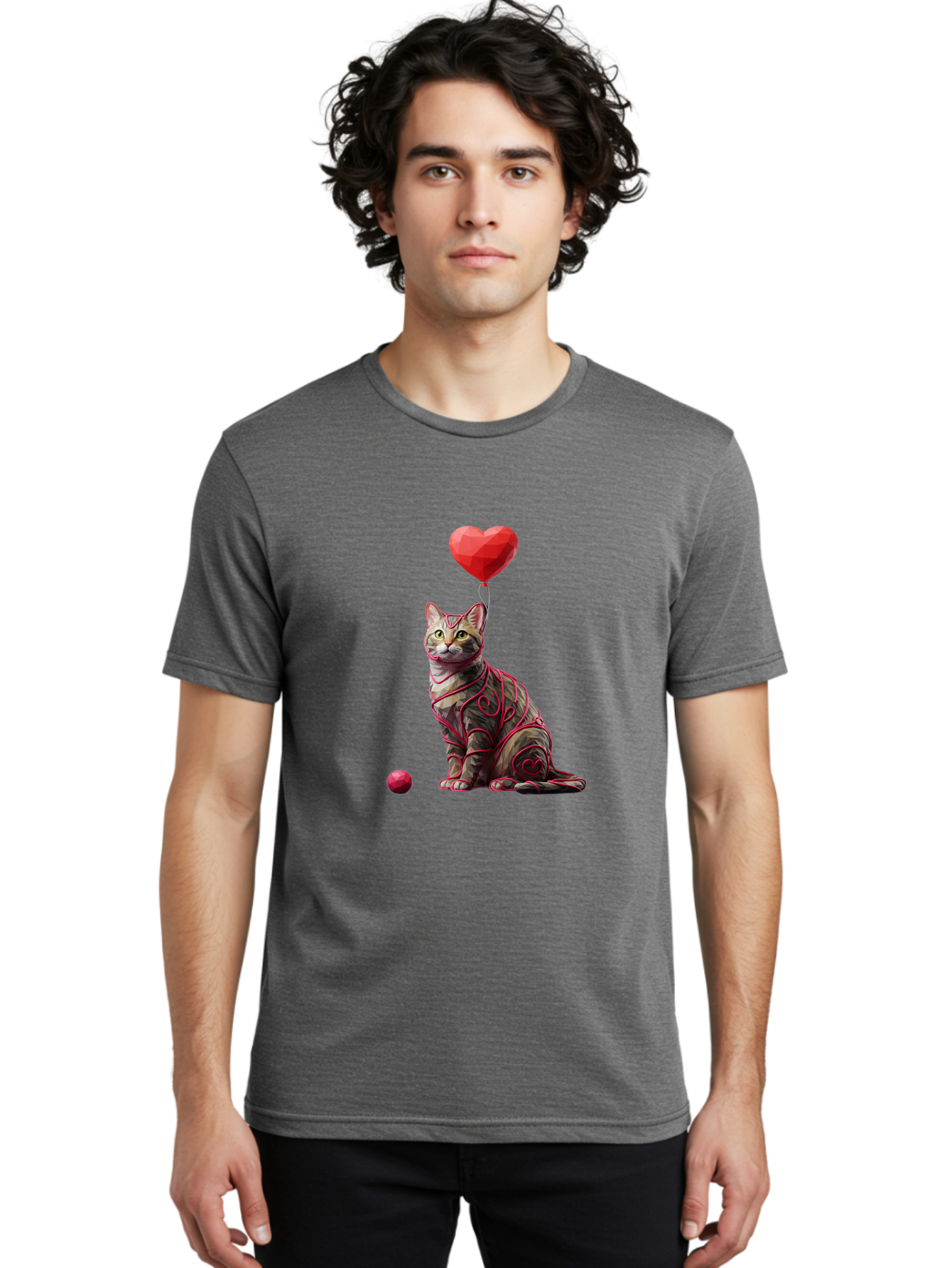 Cat-With-Red-Heart-Balloon Men'S Graphic Tee, 100% Cotton, Comfortable Casual Summer Wear, Machine Washable, Vintage Camera, Old Camera, Antique Camera, Black Camera, Classic Photography, Photography Equipment, Nostalgic Device, Film Camera, Bah720