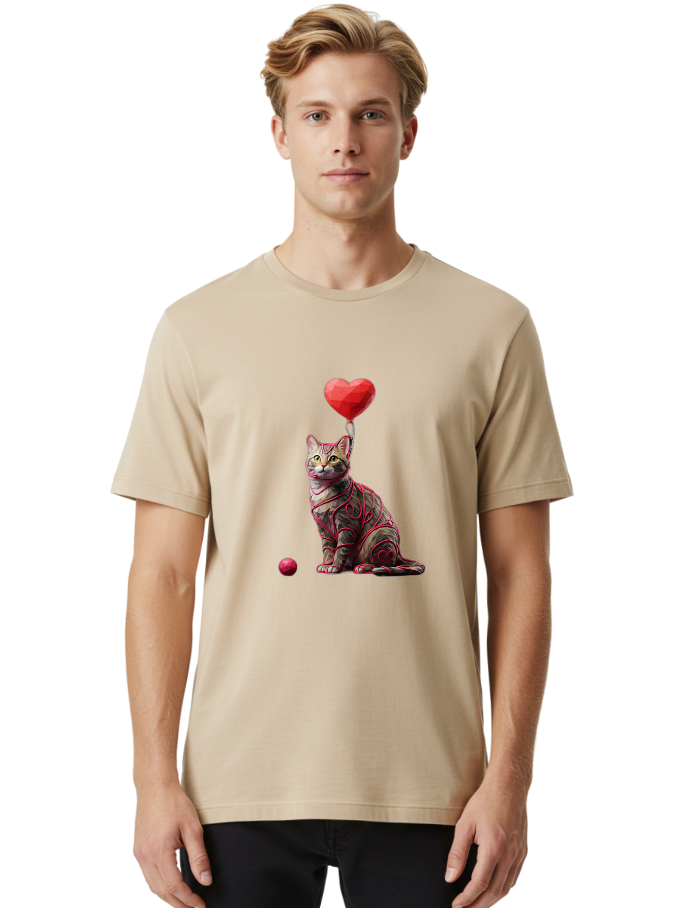 Cat-With-Red-Heart-Balloon Men'S Graphic Tee, 100% Cotton, Comfortable Casual Summer Wear, Machine Washable, Vintage Camera, Old Camera, Antique Camera, Black Camera, Classic Photography, Photography Equipment, Nostalgic Device, Film Camera, Bah720