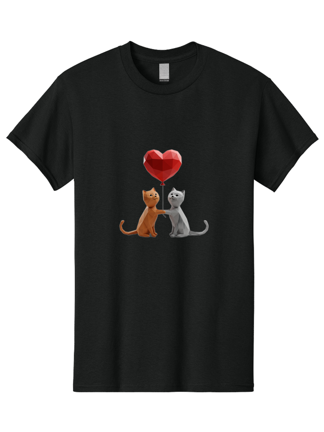 Cats-Holding-Heart-Balloon Men'S Graphic Tee, 100% Cotton, Comfortable Casual Summer Wear, Machine Washable, Vintage Camera, Old Camera, Antique Camera, Black Camera, Classic Photography, Photography Equipment, Nostalgic Device, Film Camera, Bah721