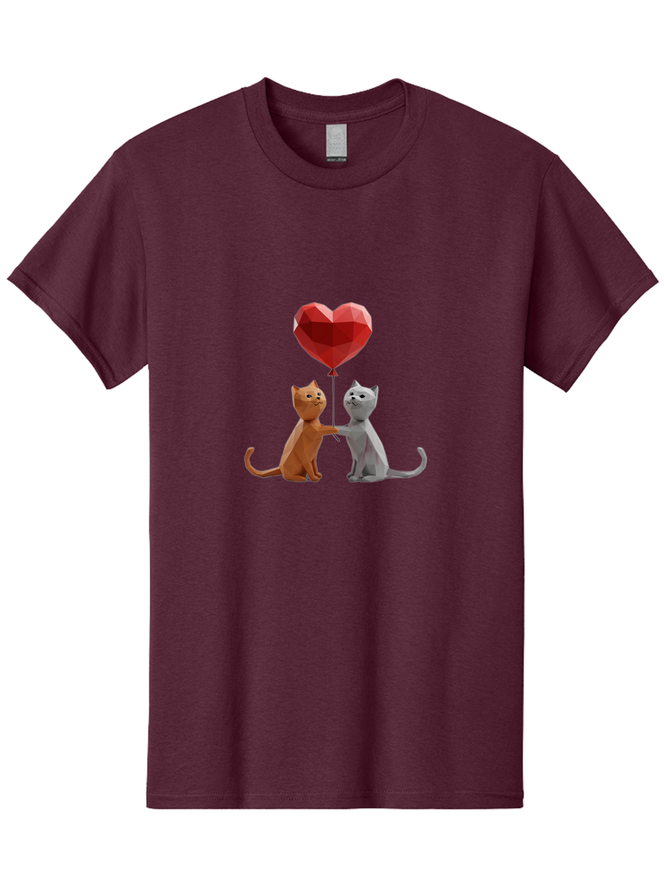 Cats-Holding-Heart-Balloon Men'S Graphic Tee, 100% Cotton, Comfortable Casual Summer Wear, Machine Washable, Vintage Camera, Old Camera, Antique Camera, Black Camera, Classic Photography, Photography Equipment, Nostalgic Device, Film Camera, Bah721