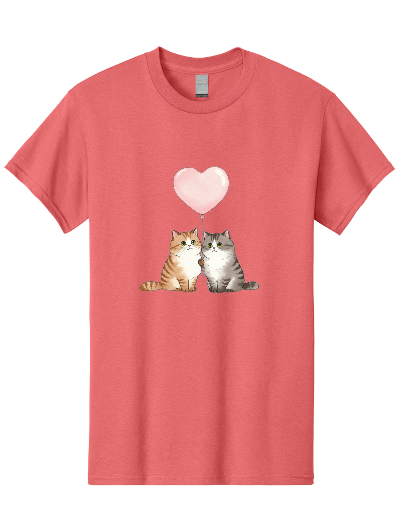 Cats-With-Heart-Balloon-2 Men'S Graphic Tee, 100% Cotton, Comfortable Casual Summer Wear, Machine Washable, Vintage Camera, Old Camera, Antique Camera, Black Camera, Classic Photography, Photography Equipment, Nostalgic Device, Film Camera, Bah723
