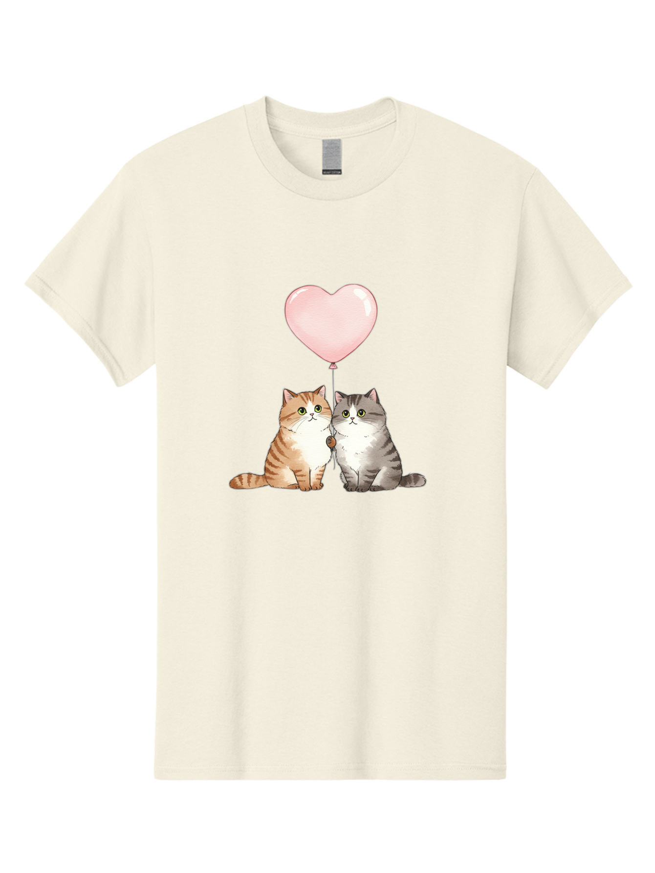 Cats-With-Heart-Balloon-2 Men'S Graphic Tee, 100% Cotton, Comfortable Casual Summer Wear, Machine Washable, Vintage Camera, Old Camera, Antique Camera, Black Camera, Classic Photography, Photography Equipment, Nostalgic Device, Film Camera, Bah723