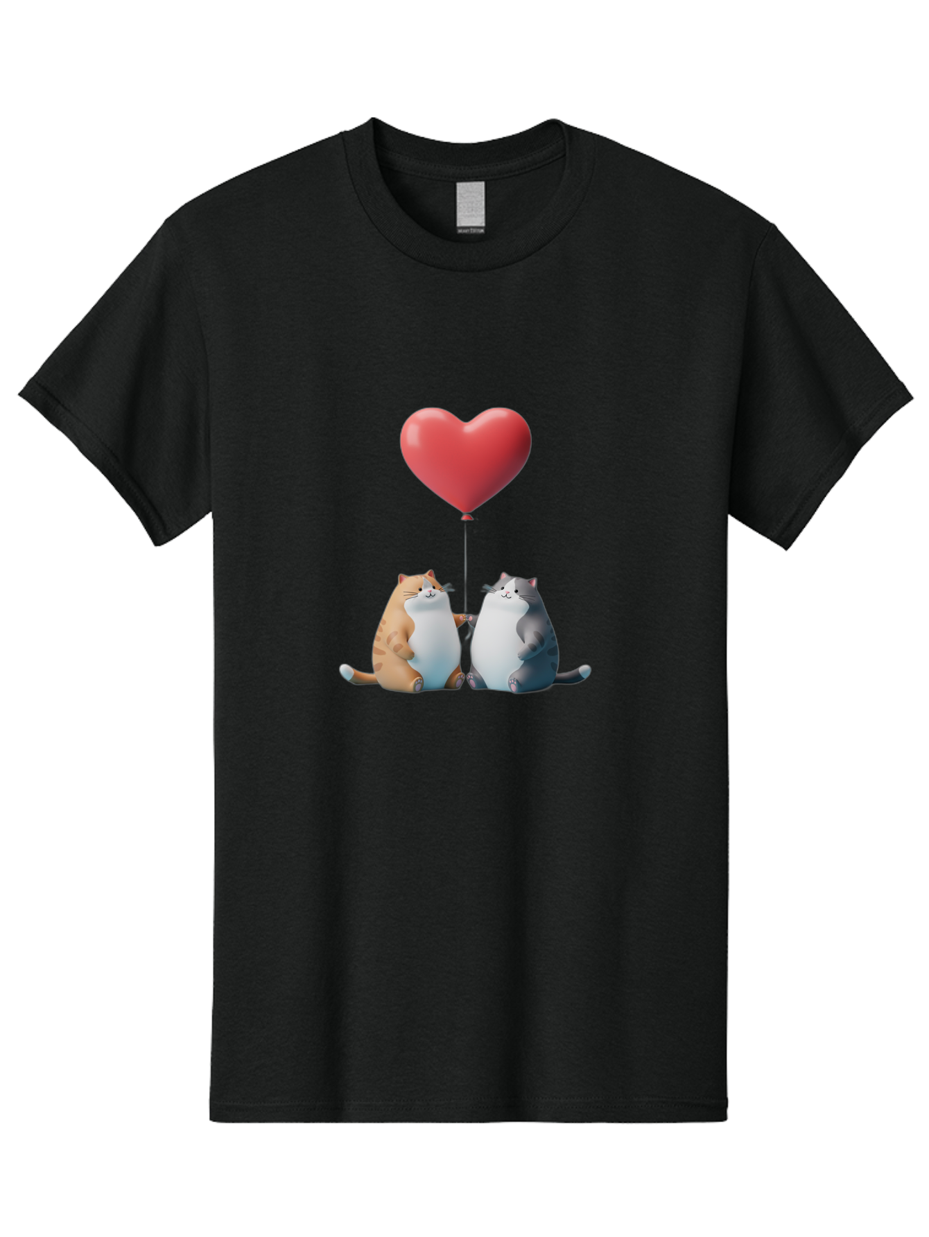 Cats-With-Heart-Balloon Men'S Graphic Tee, 100% Cotton, Comfortable Casual Summer Wear, Machine Washable, Vintage Camera, Old Camera, Antique Camera, Black Camera, Classic Photography, Photography Equipment, Nostalgic Device, Film Camera, Bah724