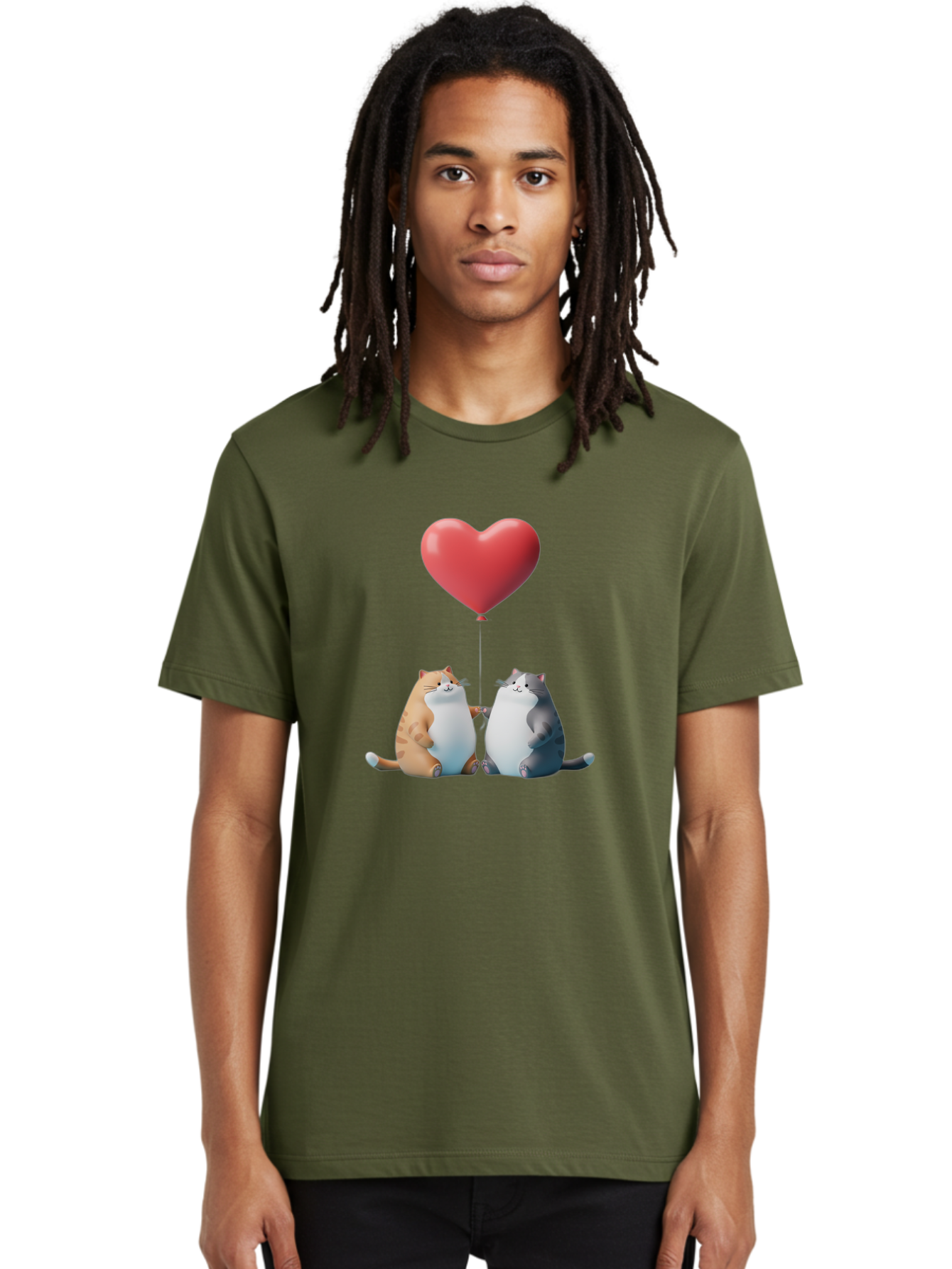 Cats-With-Heart-Balloon Men'S Graphic Tee, 100% Cotton, Comfortable Casual Summer Wear, Machine Washable, Vintage Camera, Old Camera, Antique Camera, Black Camera, Classic Photography, Photography Equipment, Nostalgic Device, Film Camera, Bah724