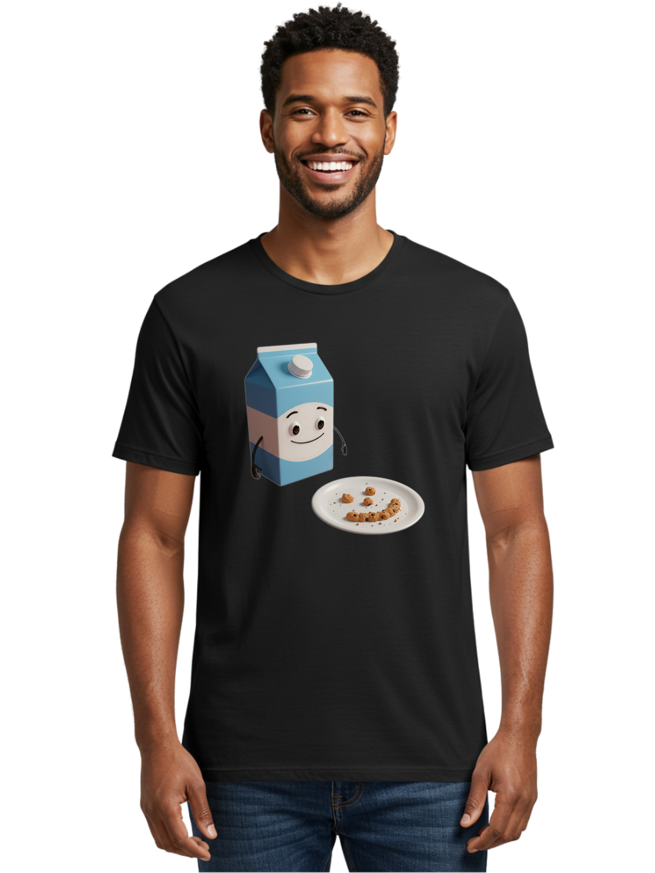 Cereal-Milk-Cartoon Men'S Graphic Tee, 100% Cotton, Comfortable Casual Summer Wear, Machine Washable, Vintage Camera, Old Camera, Antique Camera, Black Camera, Classic Photography, Photography Equipment, Nostalgic Device, Film Camera, Bah725