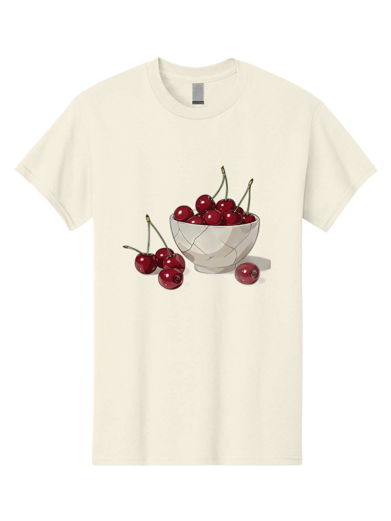 Cherries-1 Men'S Graphic Tee, 100% Cotton, Comfortable Casual Summer Wear, Machine Washable, Vintage Camera, Old Camera, Antique Camera, Black Camera, Classic Photography, Photography Equipment, Nostalgic Device, Film Camera, Camera Art Bah729