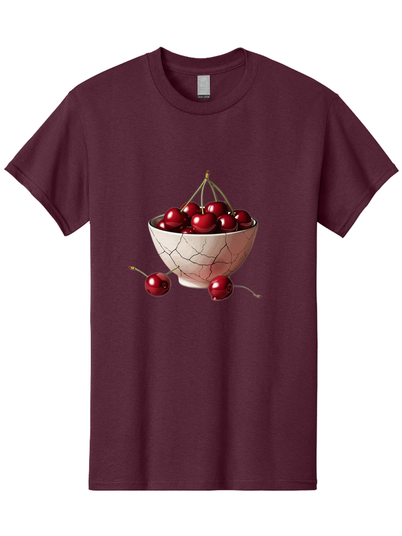Cherries-2 Men'S Graphic Tee, 100% Cotton, Comfortable Casual Summer Wear, Machine Washable, Vintage Camera, Old Camera, Antique Camera, Black Camera, Classic Photography, Photography Equipment, Nostalgic Device, Film Camera, Camera Art Bah730
