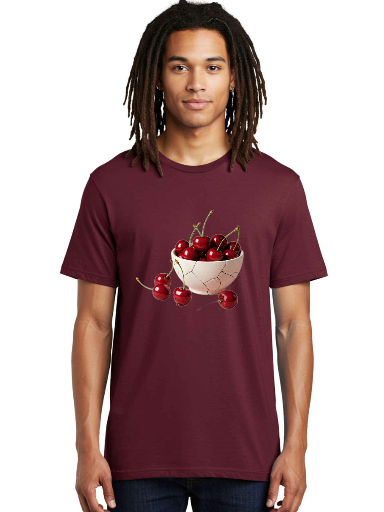 Cherries-In-A-Cracked-Egg Men'S Graphic Tee, 100% Cotton, Comfortable Casual Summer Wear, Machine Washable, Vintage Camera, Old Camera, Antique Camera, Black Camera, Classic Photography, Photography Equipment, Nostalgic Device, Film Camera, Bah731