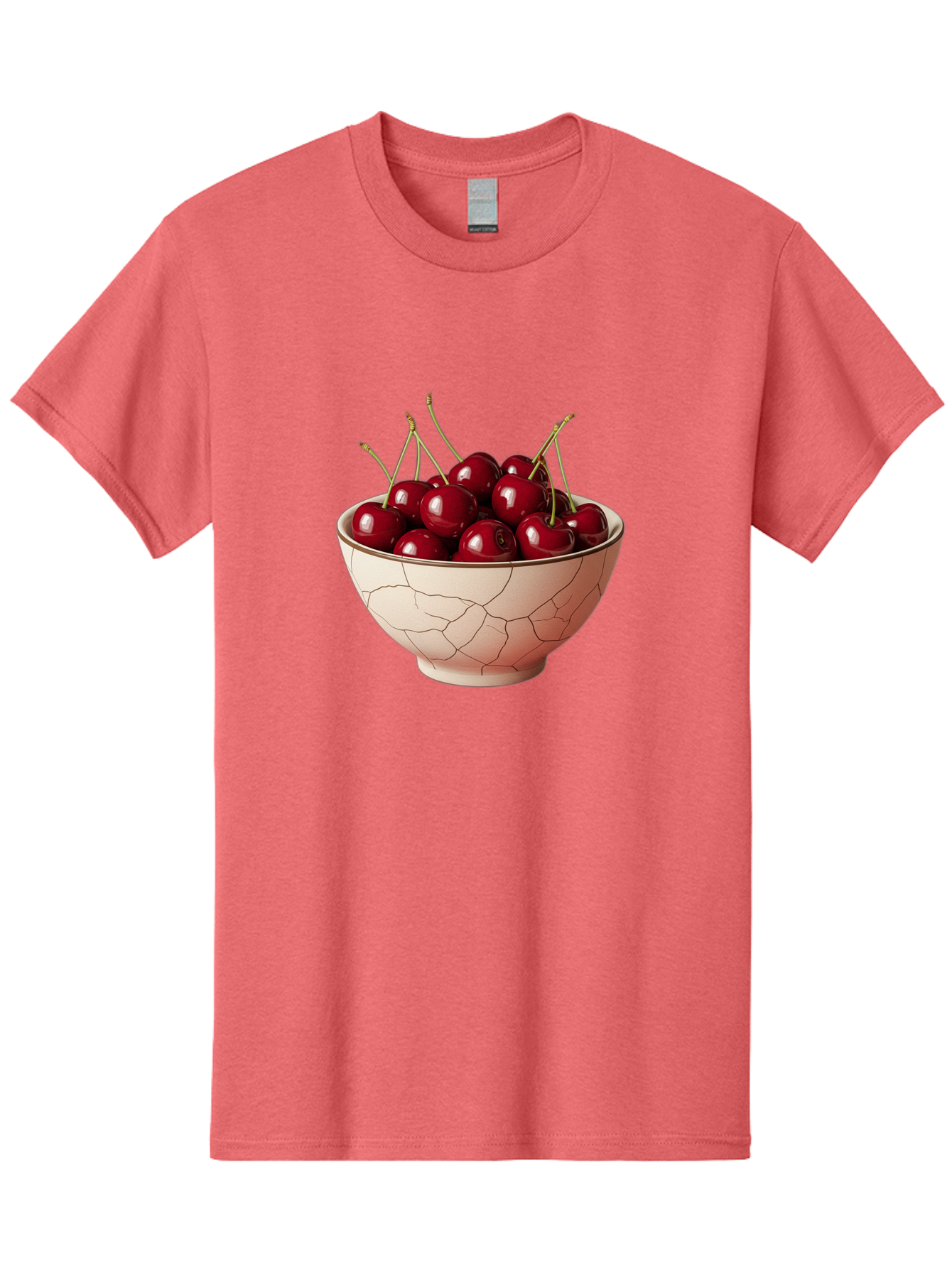 Cherries-In-Bowl-2 Men'S Graphic Tee, 100% Cotton, Comfortable Casual Summer Wear, Machine Washable, Vintage Camera, Old Camera, Antique Camera, Black Camera, Classic Photography, Photography Equipment, Nostalgic Device, Film Camera, Bah733