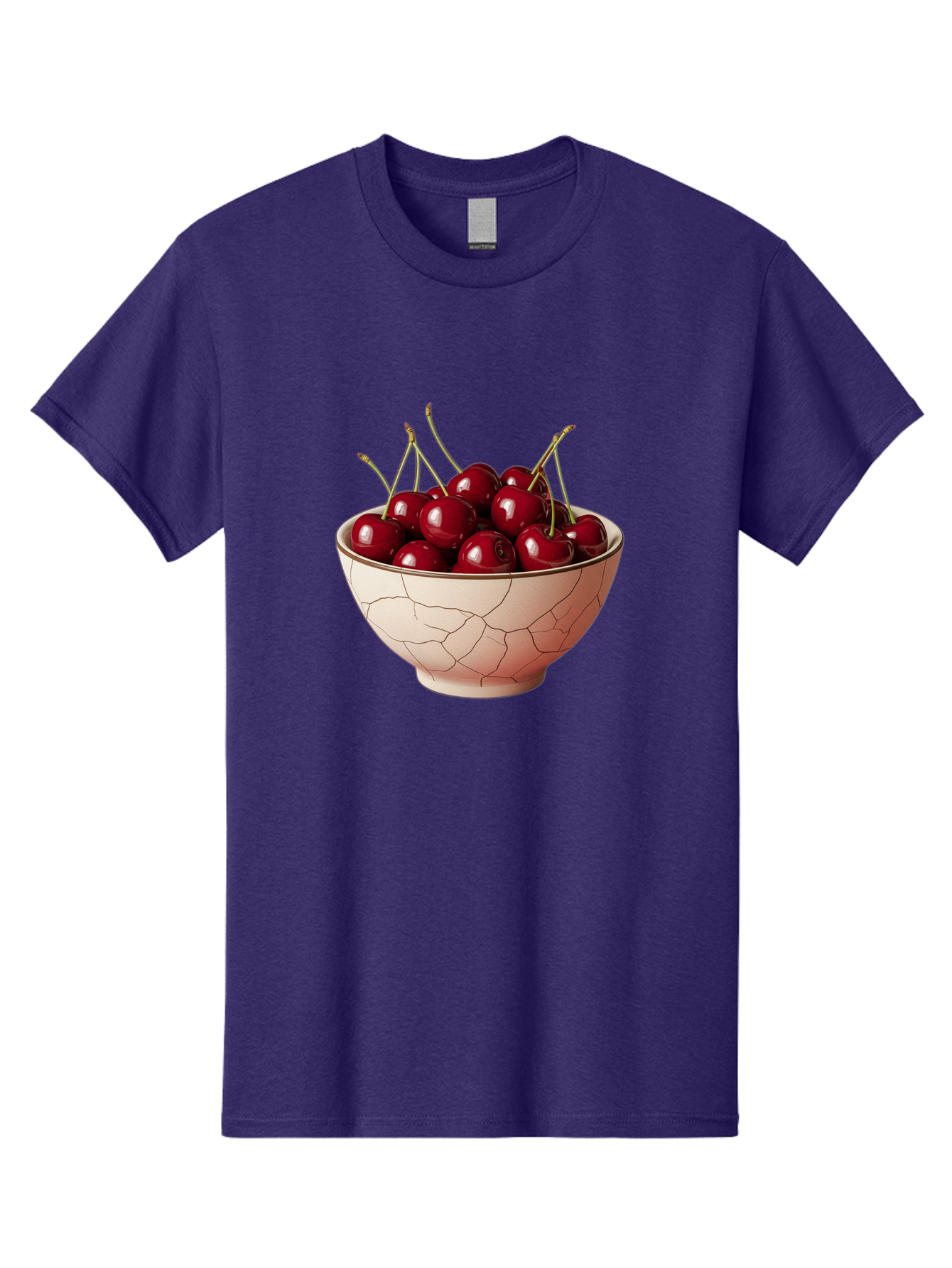 Cherries-In-Bowl-2 Men'S Graphic Tee, 100% Cotton, Comfortable Casual Summer Wear, Machine Washable, Vintage Camera, Old Camera, Antique Camera, Black Camera, Classic Photography, Photography Equipment, Nostalgic Device, Film Camera, Bah733