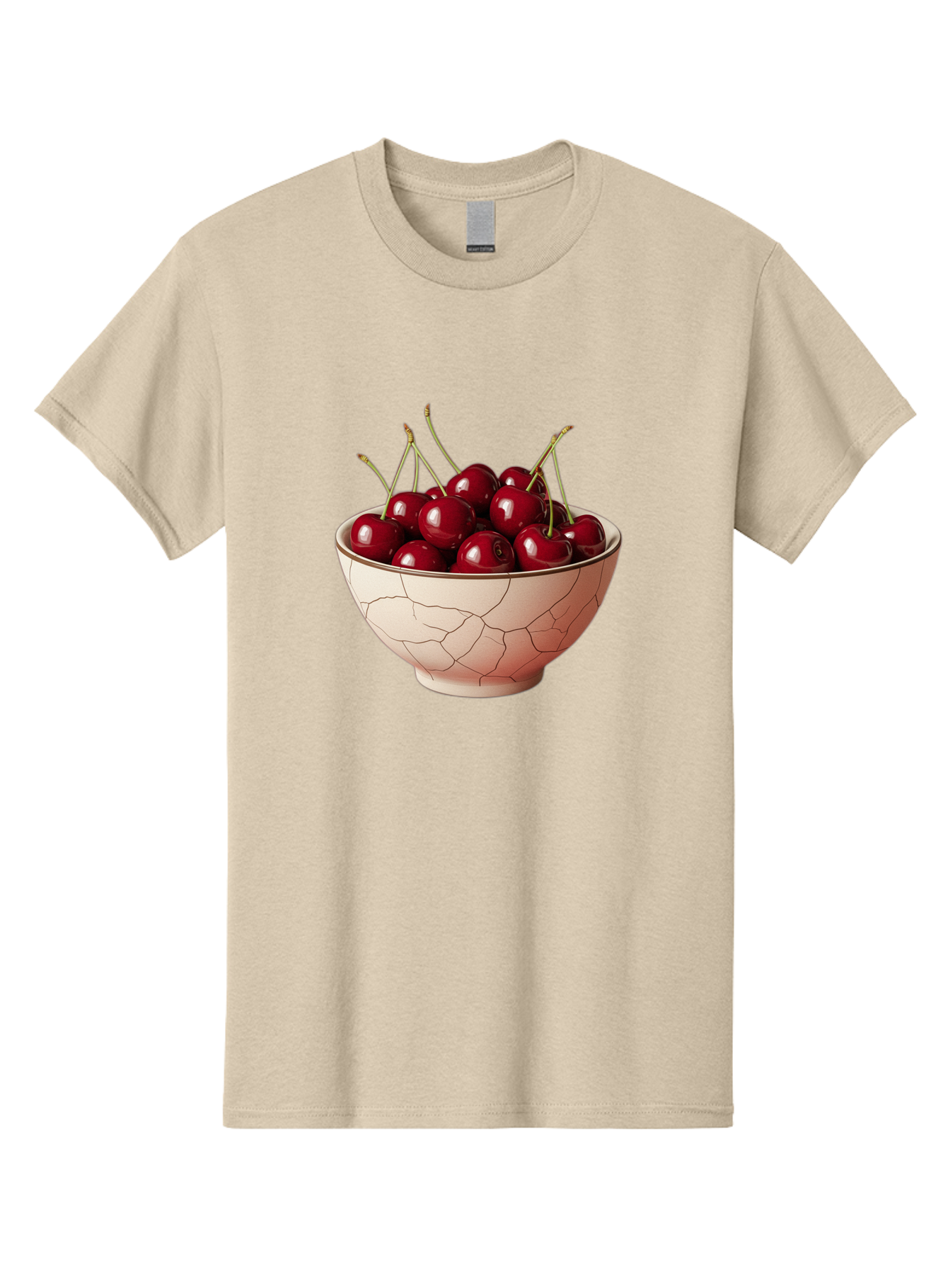Cherries-In-Bowl-2 Men'S Graphic Tee, 100% Cotton, Comfortable Casual Summer Wear, Machine Washable, Vintage Camera, Old Camera, Antique Camera, Black Camera, Classic Photography, Photography Equipment, Nostalgic Device, Film Camera, Bah733