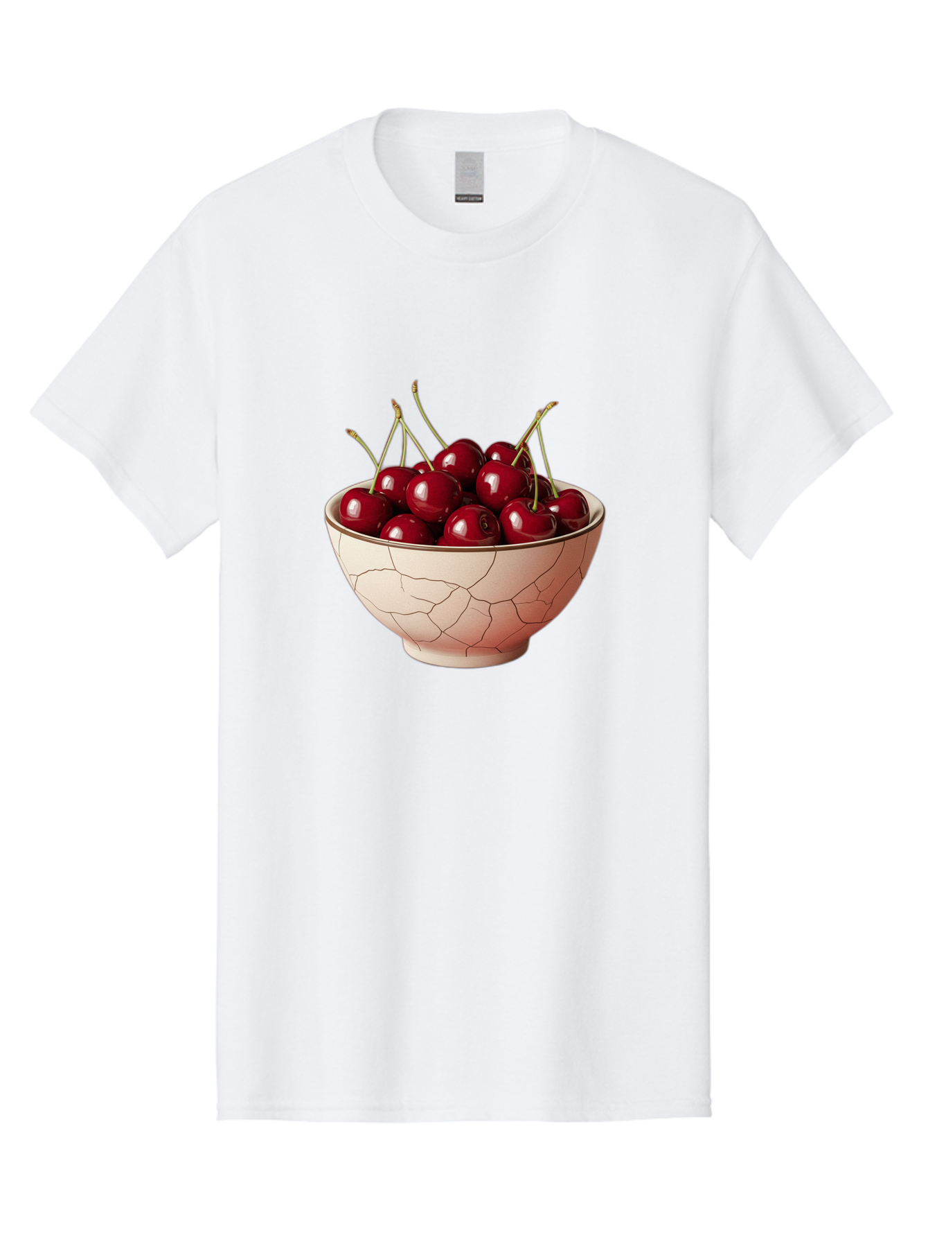 Cherries-In-Bowl-2 Men'S Graphic Tee, 100% Cotton, Comfortable Casual Summer Wear, Machine Washable, Vintage Camera, Old Camera, Antique Camera, Black Camera, Classic Photography, Photography Equipment, Nostalgic Device, Film Camera, Bah733