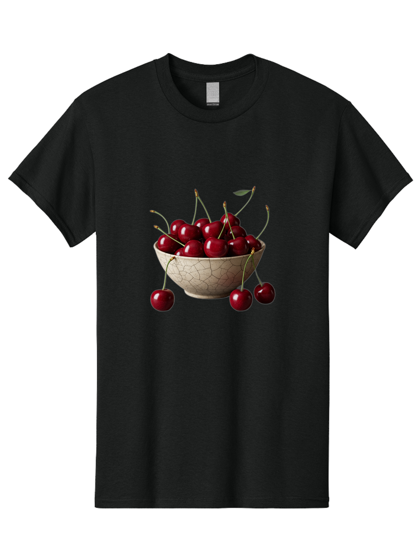 Cherries-In-Bowl Men'S Graphic Tee, 100% Cotton, Comfortable Casual Summer Wear, Machine Washable, Vintage Camera, Old Camera, Antique Camera, Black Camera, Classic Photography, Photography Equipment, Nostalgic Device, Film Camera, Camera Art Bah734