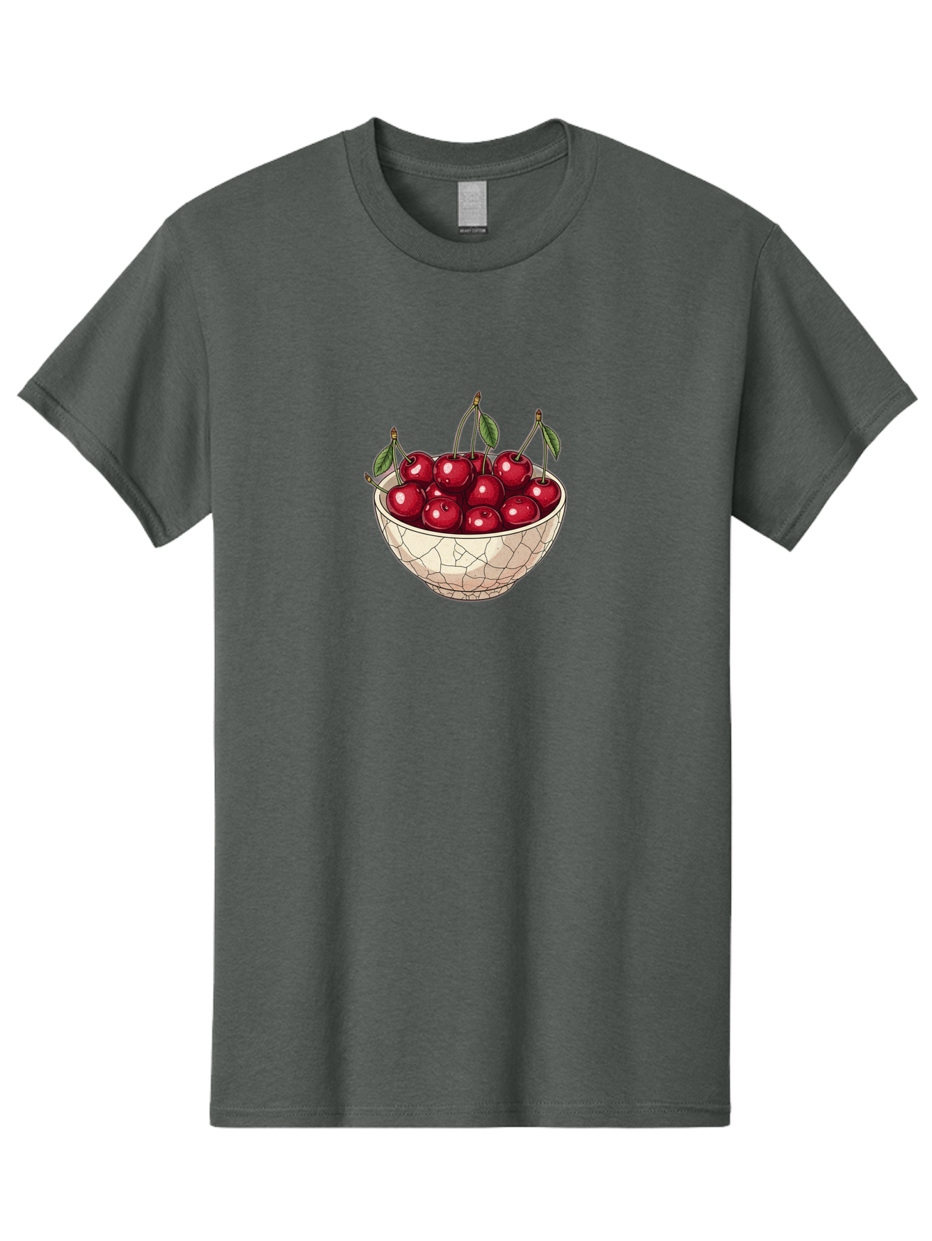 Cherries-In-Ceramic-Bowl Men'S Graphic Tee, 100% Cotton, Comfortable Casual Summer Wear, Machine Washable, Vintage Camera, Old Camera, Antique Camera, Black Camera, Classic Photography, Photography Equipment, Nostalgic Device, Film Camera, Bah735