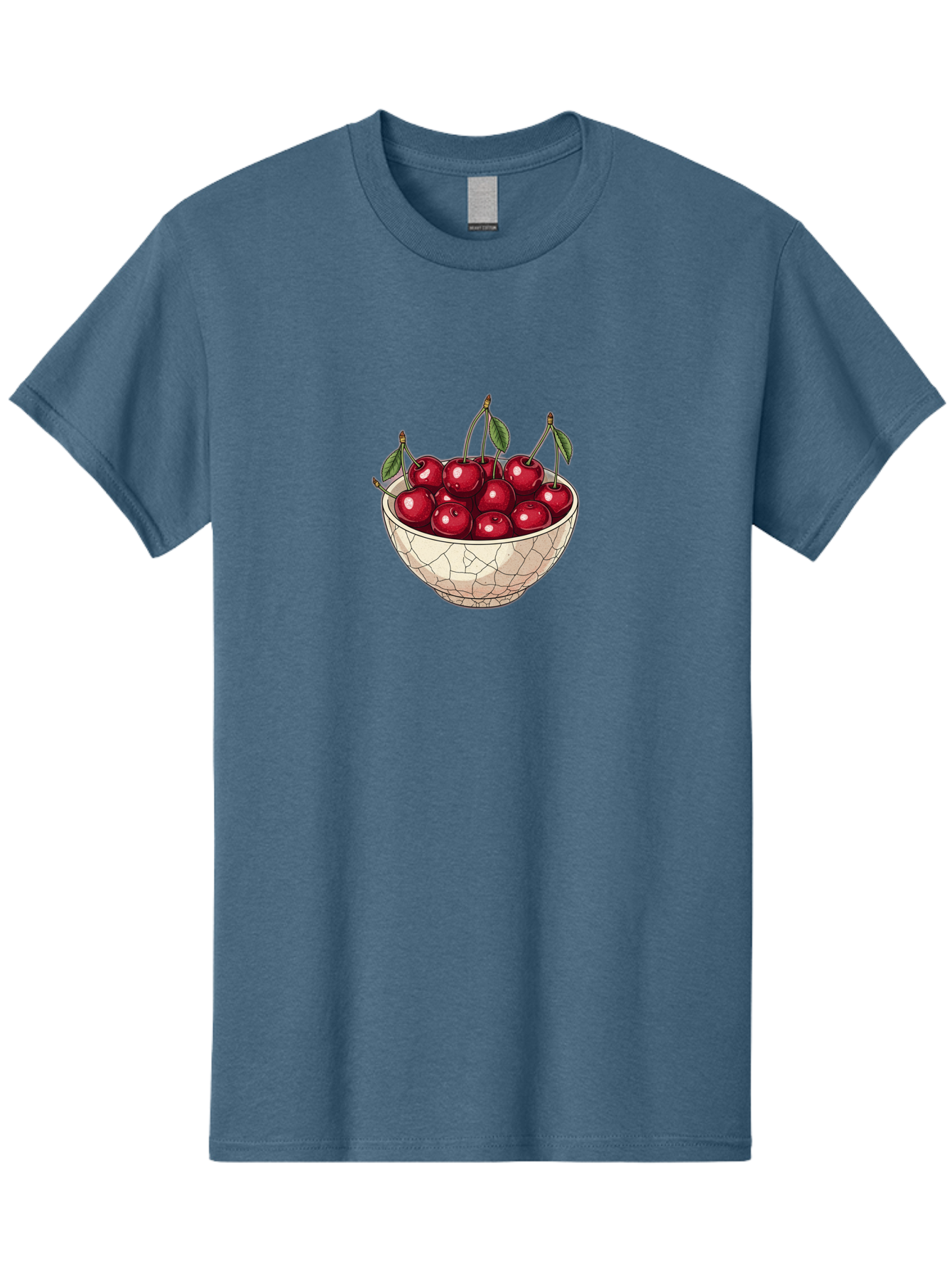Cherries-In-Ceramic-Bowl Men'S Graphic Tee, 100% Cotton, Comfortable Casual Summer Wear, Machine Washable, Vintage Camera, Old Camera, Antique Camera, Black Camera, Classic Photography, Photography Equipment, Nostalgic Device, Film Camera, Bah735