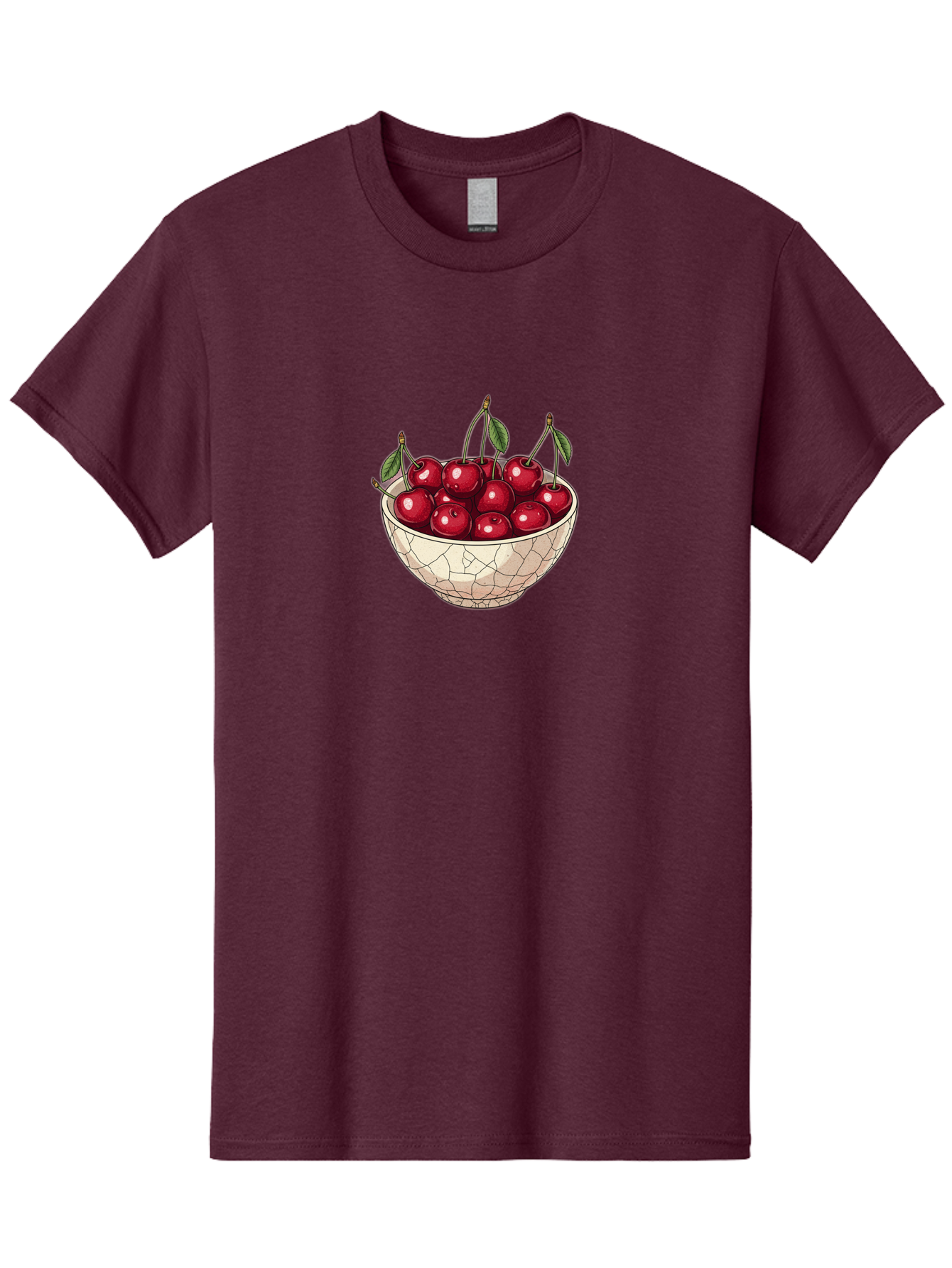 Cherries-In-Ceramic-Bowl Men'S Graphic Tee, 100% Cotton, Comfortable Casual Summer Wear, Machine Washable, Vintage Camera, Old Camera, Antique Camera, Black Camera, Classic Photography, Photography Equipment, Nostalgic Device, Film Camera, Bah735
