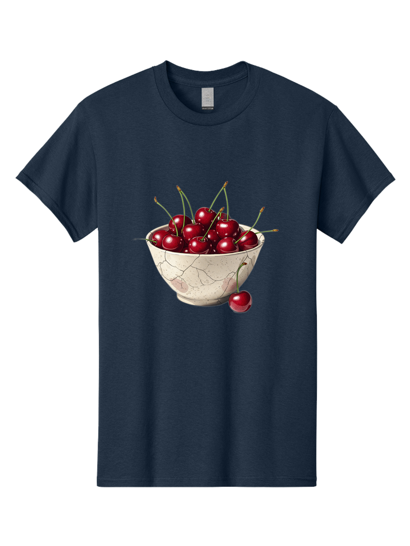 Cherries-In-Cracked-Bowl Men'S Graphic Tee, 100% Cotton, Comfortable Casual Summer Wear, Machine Washable, Vintage Camera, Old Camera, Antique Camera, Black Camera, Classic Photography, Photography Equipment, Nostalgic Device, Film Camera, Bah738