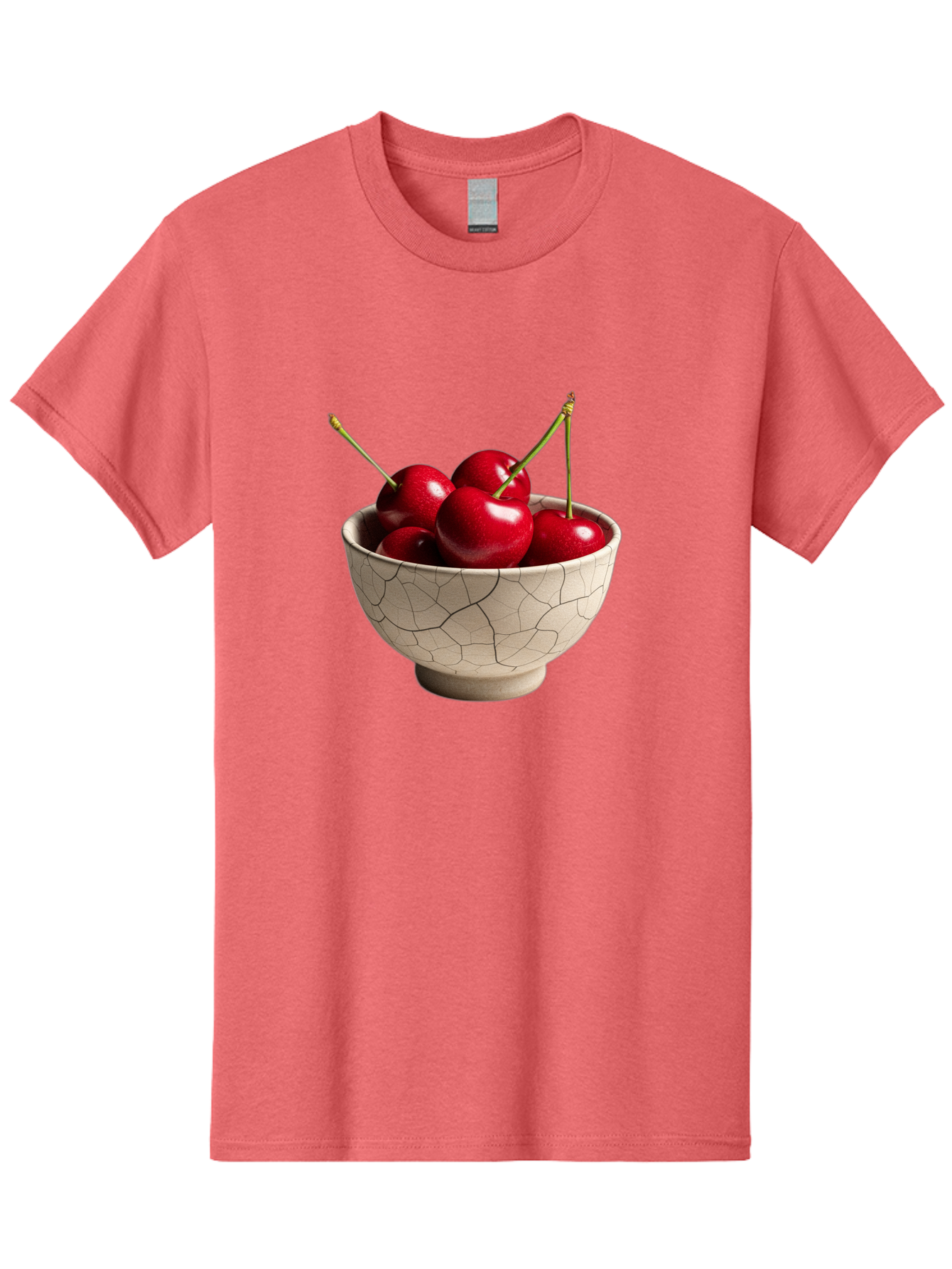 Cherries-In-Kintsugi-Bowl Men'S Graphic Tee, 100% Cotton, Comfortable Casual Summer Wear, Machine Washable, Vintage Camera, Old Camera, Antique Camera, Black Camera, Classic Photography, Photography Equipment, Nostalgic Device, Film Camera, Bah740