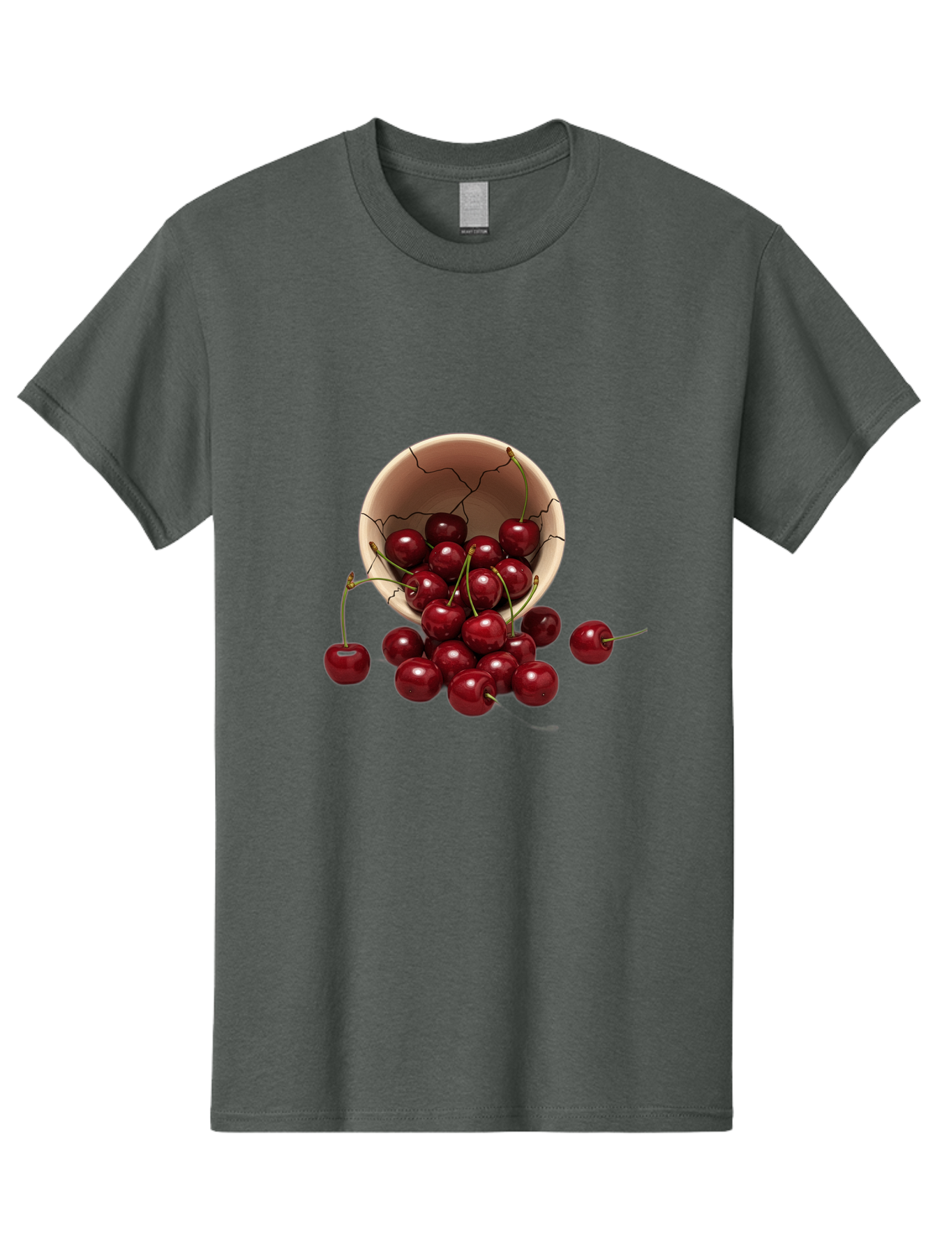 Cherries Men'S Graphic Tee, 100% Cotton, Comfortable Casual Summer Wear, Machine Washable, Vintage Camera, Old Camera, Antique Camera, Black Camera, Classic Photography, Photography Equipment, Nostalgic Device, Film Camera, Camera Art Bah741