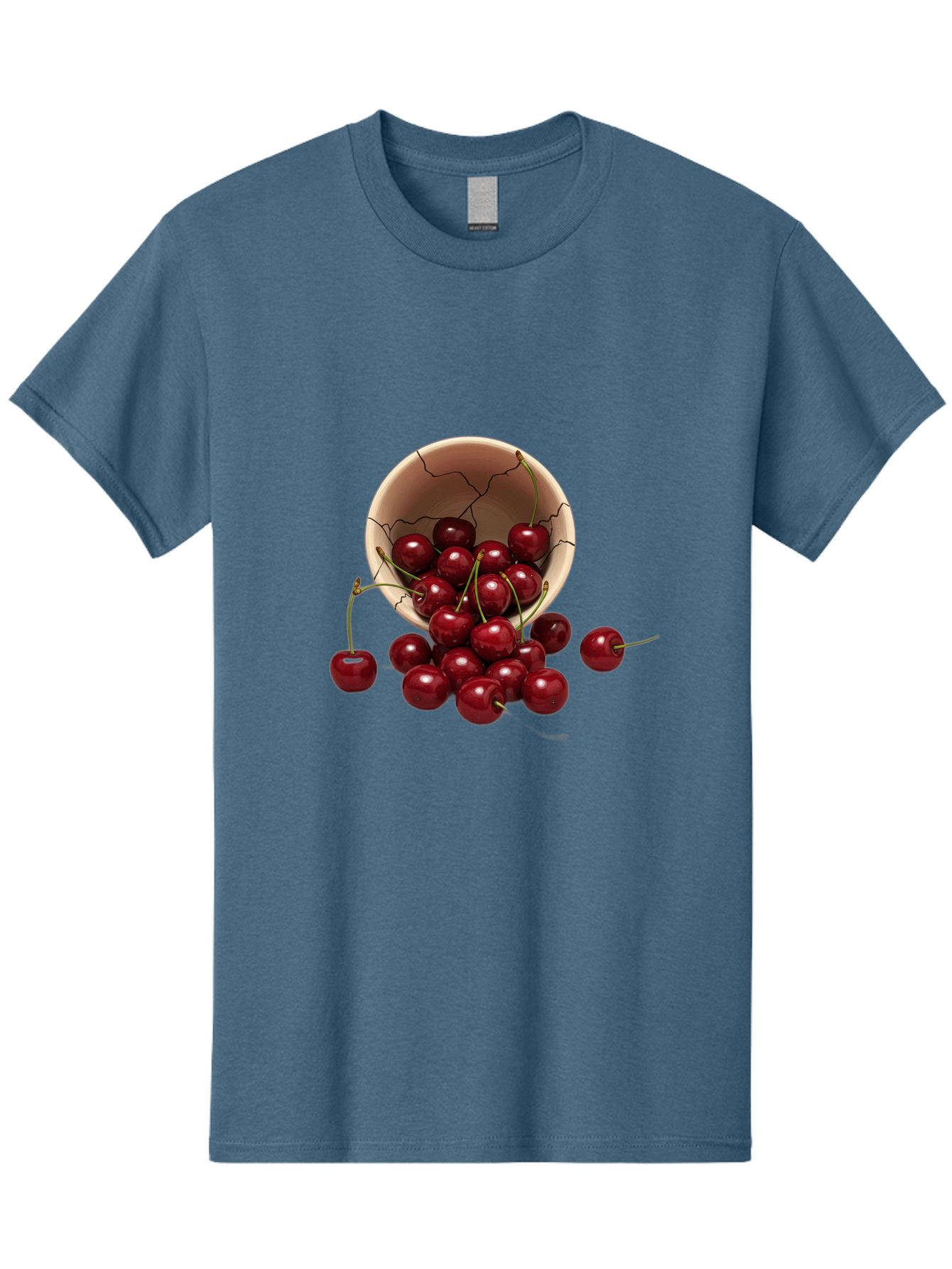 Cherries Men'S Graphic Tee, 100% Cotton, Comfortable Casual Summer Wear, Machine Washable, Vintage Camera, Old Camera, Antique Camera, Black Camera, Classic Photography, Photography Equipment, Nostalgic Device, Film Camera, Camera Art Bah741