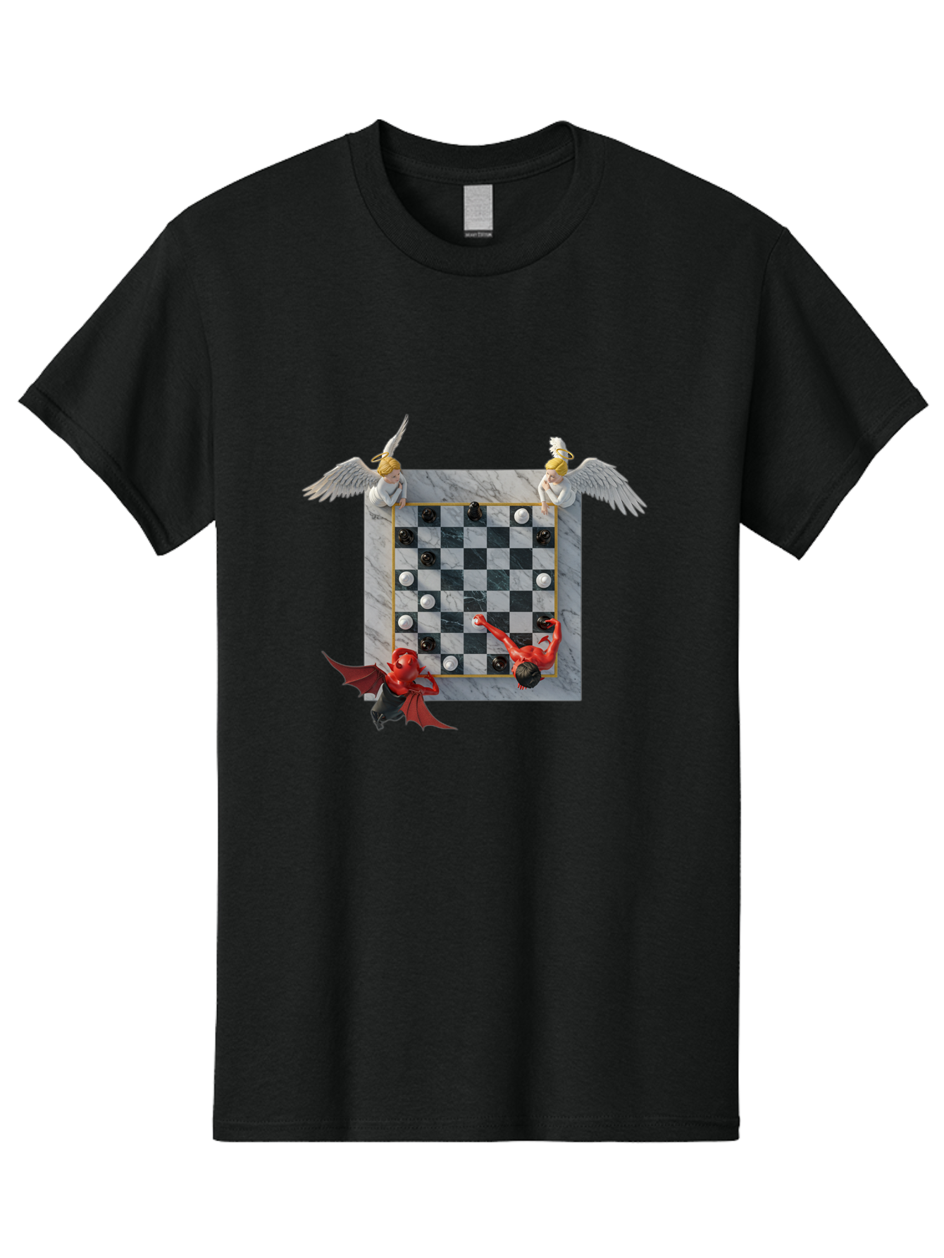 Chess-Game-1 Men'S Graphic Tee, 100% Cotton, Comfortable Casual Summer Wear, Machine Washable, Vintage Camera, Old Camera, Antique Camera, Black Camera, Classic Photography, Photography Equipment, Nostalgic Device, Film Camera, Camera Art Bah744