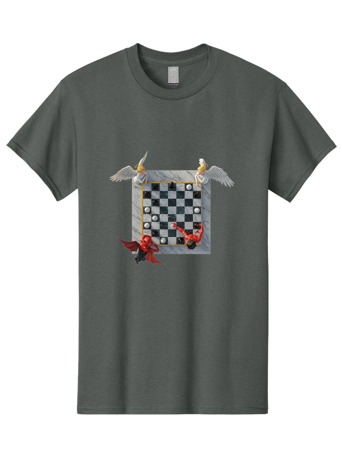Chess-Game-1 Men'S Graphic Tee, 100% Cotton, Comfortable Casual Summer Wear, Machine Washable, Vintage Camera, Old Camera, Antique Camera, Black Camera, Classic Photography, Photography Equipment, Nostalgic Device, Film Camera, Camera Art Bah744