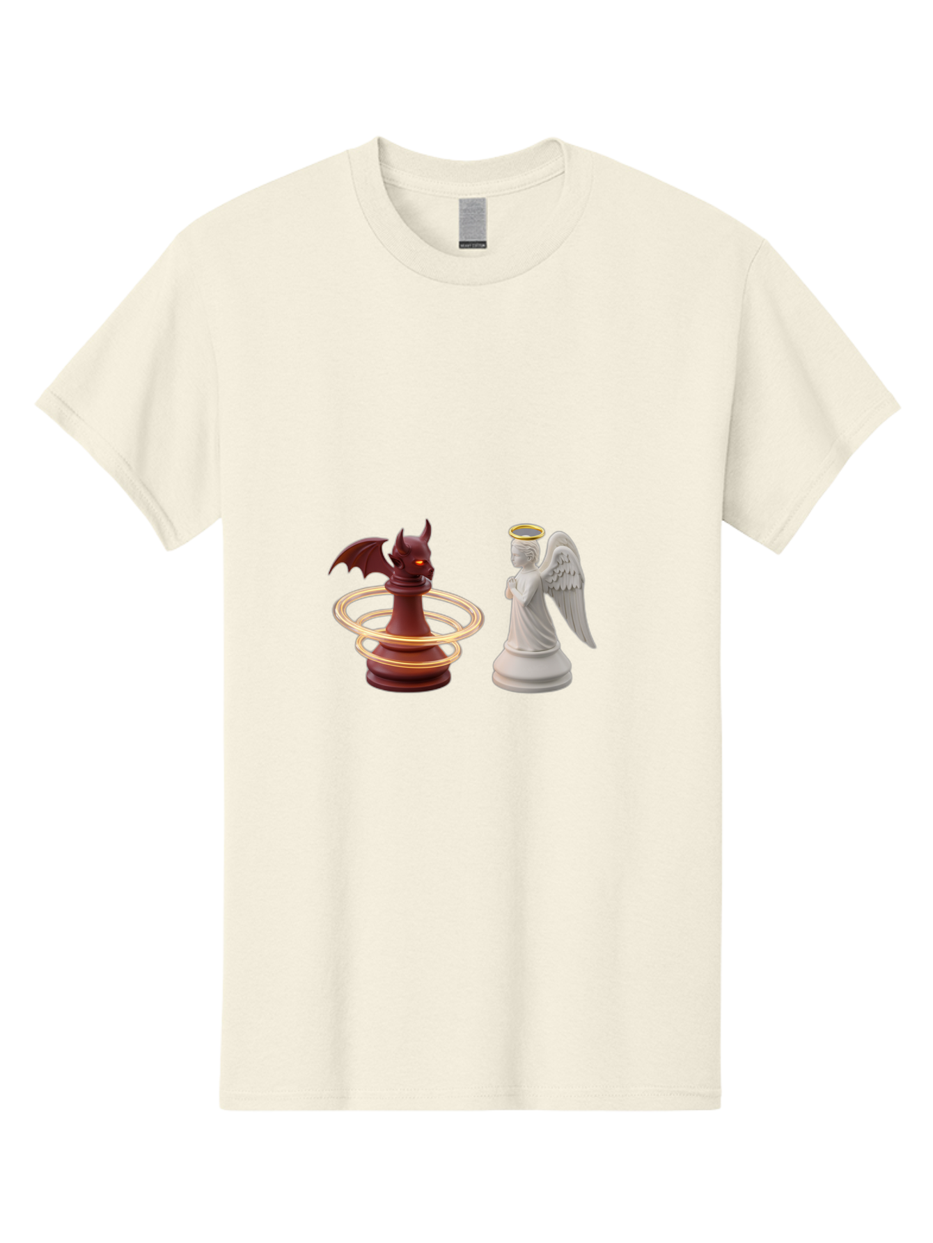 Chess-Pawn-Angel-Demon Men'S Graphic Tee, 100% Cotton, Comfortable Casual Summer Wear, Machine Washable, Vintage Camera, Old Camera, Antique Camera, Black Camera, Classic Photography, Photography Equipment, Nostalgic Device, Film Camera, Bah746