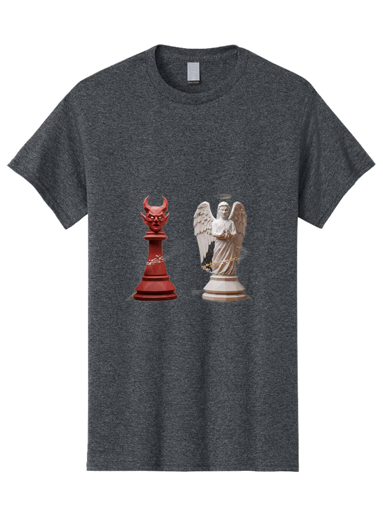 Chess-Pieces Men'S Graphic Tee, 100% Cotton, Comfortable Casual Summer Wear, Machine Washable, Vintage Camera, Old Camera, Antique Camera, Black Camera, Classic Photography, Photography Equipment, Nostalgic Device, Film Camera, Camera Art Bah747