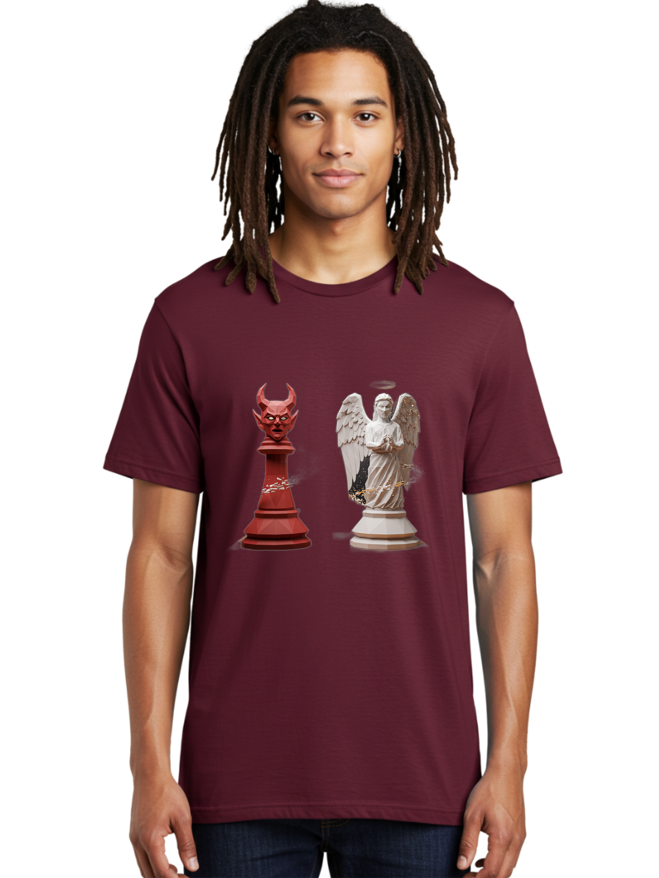 Chess-Pieces Men'S Graphic Tee, 100% Cotton, Comfortable Casual Summer Wear, Machine Washable, Vintage Camera, Old Camera, Antique Camera, Black Camera, Classic Photography, Photography Equipment, Nostalgic Device, Film Camera, Camera Art Bah747