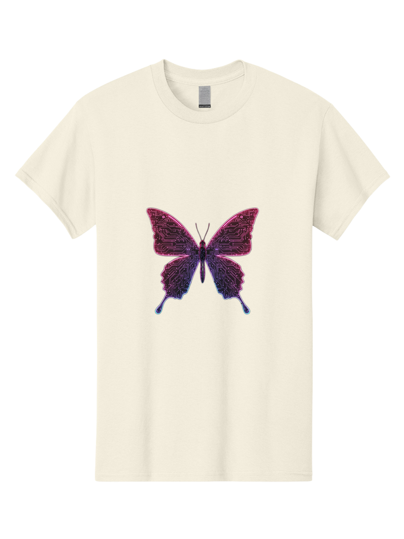 Circuit-Butterfly-2 Men'S Graphic Tee, 100% Cotton, Comfortable Casual Summer Wear, Machine Washable, Vintage Camera, Old Camera, Antique Camera, Black Camera, Classic Photography, Photography Equipment, Nostalgic Device, Film Camera, Bah753