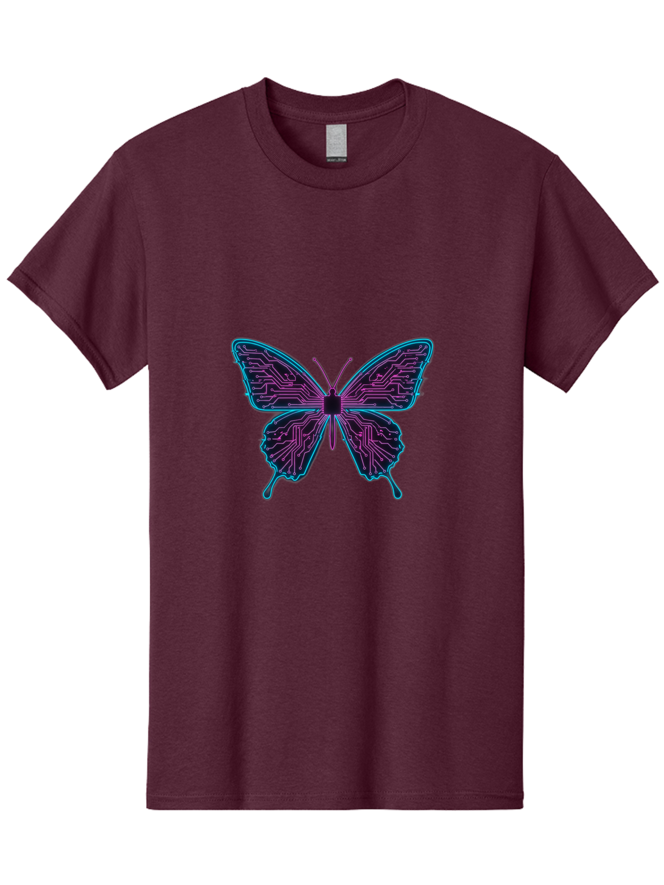 Circuit-Butterfly Men'S Graphic Tee, 100% Cotton, Comfortable Casual Summer Wear, Machine Washable, Vintage Camera, Old Camera, Antique Camera, Black Camera, Classic Photography, Photography Equipment, Nostalgic Device, Film Camera, Camera Art Bah755