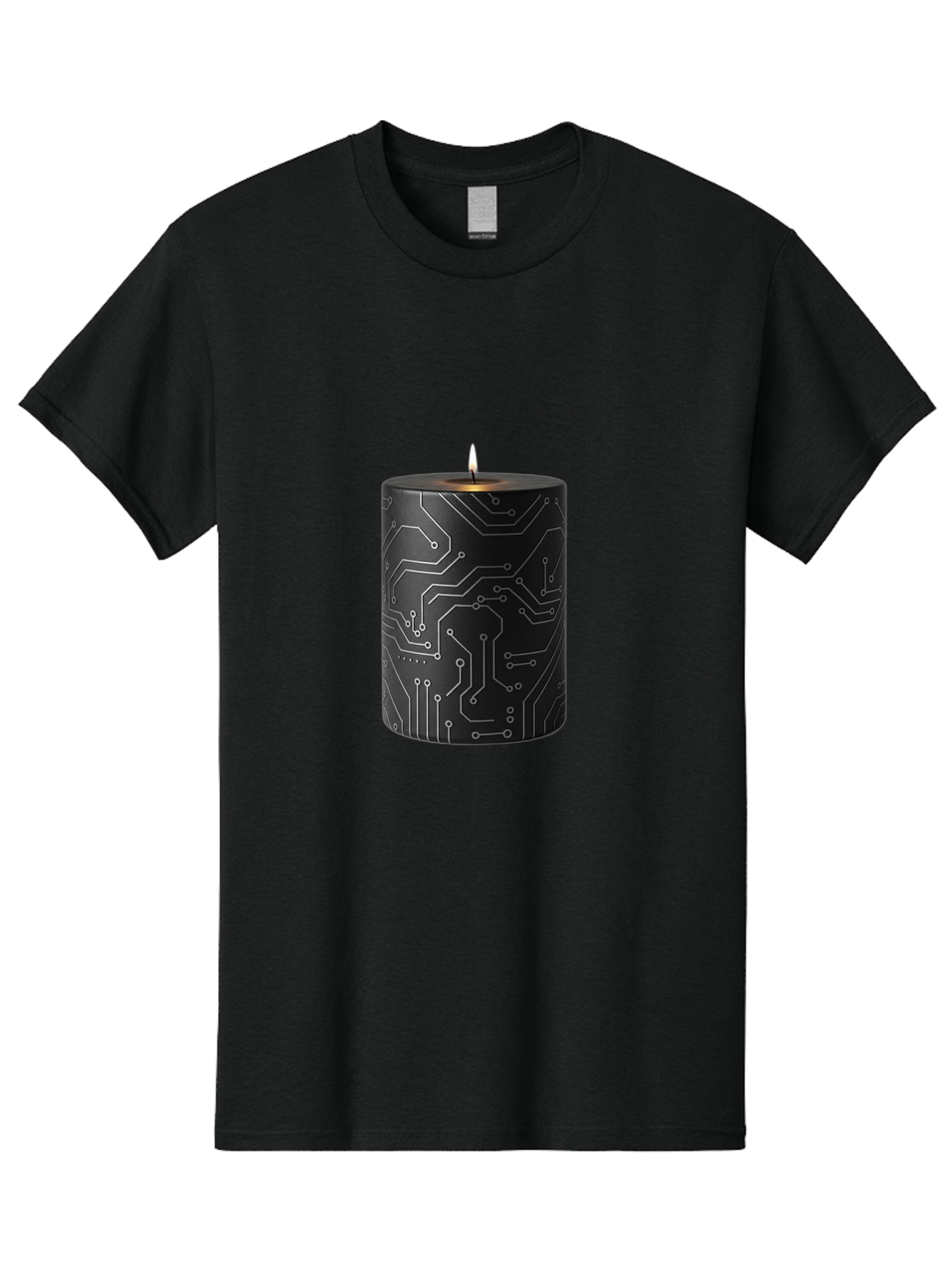 Circuit-Candle Men'S Graphic Tee, 100% Cotton, Comfortable Casual Summer Wear, Machine Washable, Vintage Camera, Old Camera, Antique Camera, Black Camera, Classic Photography, Photography Equipment, Nostalgic Device, Film Camera, Camera Art Bah756