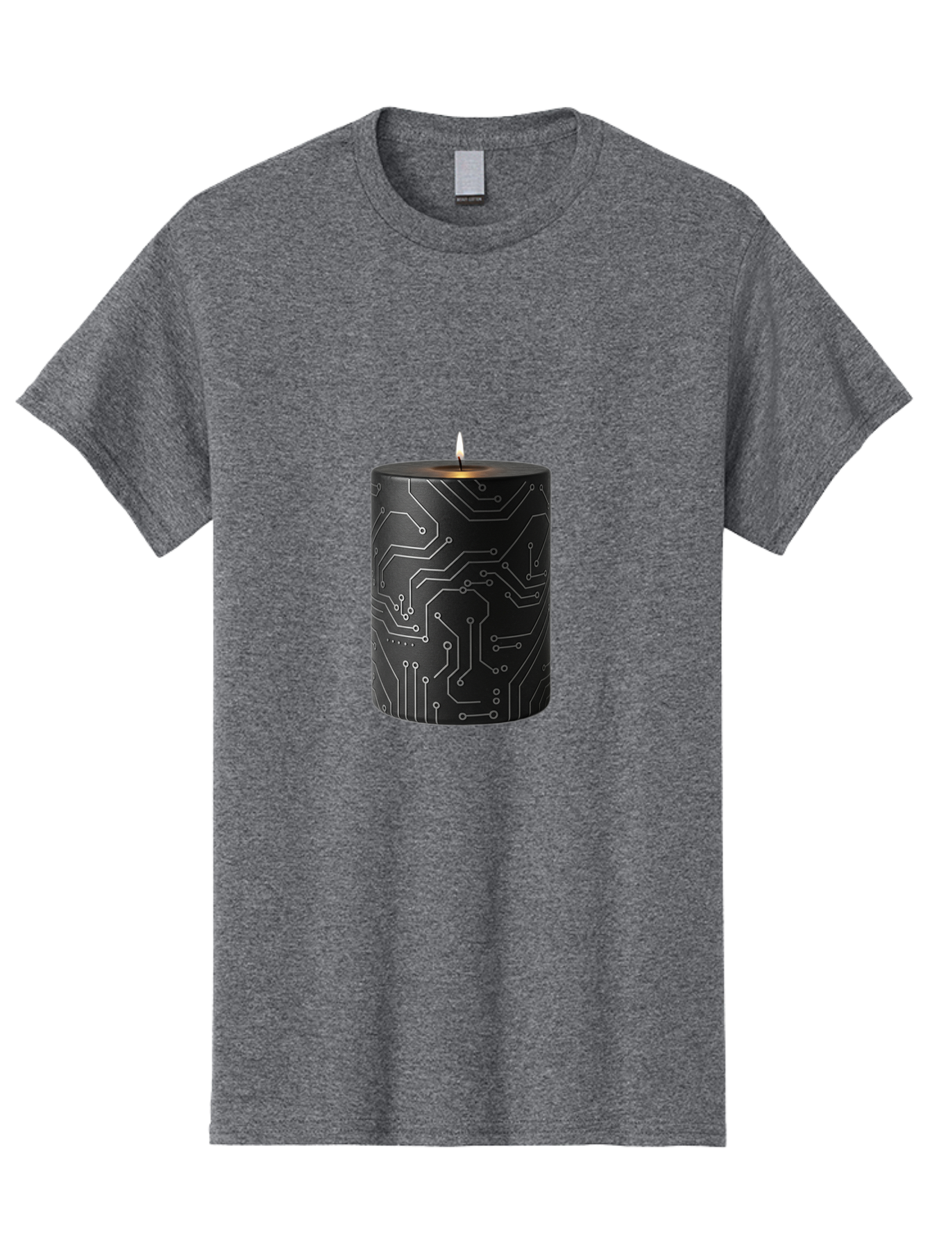 Circuit-Candle Men'S Graphic Tee, 100% Cotton, Comfortable Casual Summer Wear, Machine Washable, Vintage Camera, Old Camera, Antique Camera, Black Camera, Classic Photography, Photography Equipment, Nostalgic Device, Film Camera, Camera Art Bah756