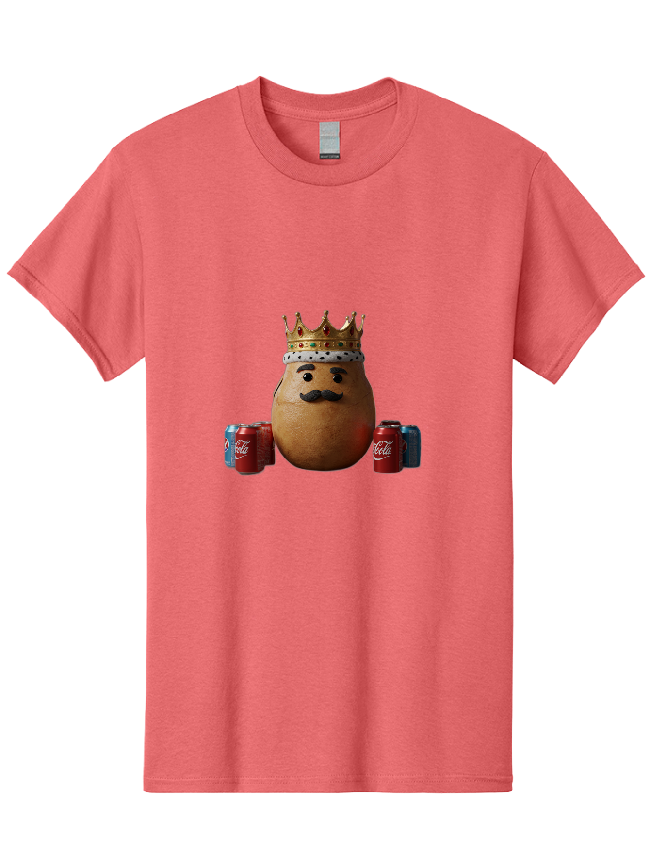 Coca-Cola-Potato Men'S Graphic Tee, 100% Cotton, Comfortable Casual Summer Wear, Machine Washable, Vintage Camera, Old Camera, Antique Camera, Black Camera, Classic Photography, Photography Equipment, Nostalgic Device, Film Camera, Camera Art Bah767