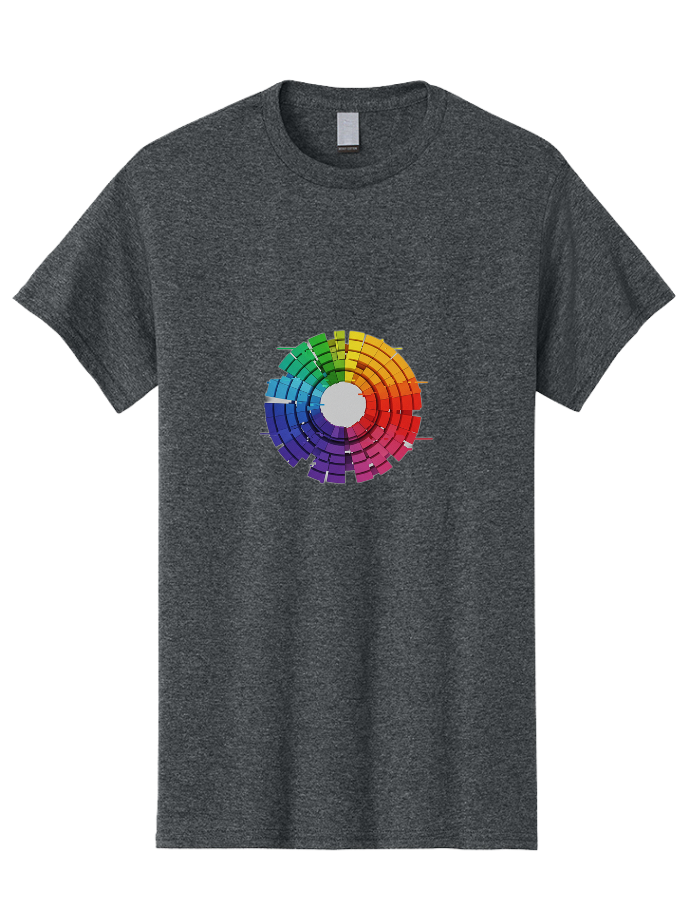 Color-Wheel Men'S Graphic Tee, 100% Cotton, Comfortable Casual Summer Wear, Machine Washable, Vintage Camera, Old Camera, Antique Camera, Black Camera, Classic Photography, Photography Equipment, Nostalgic Device, Film Camera, Camera Art Bah772